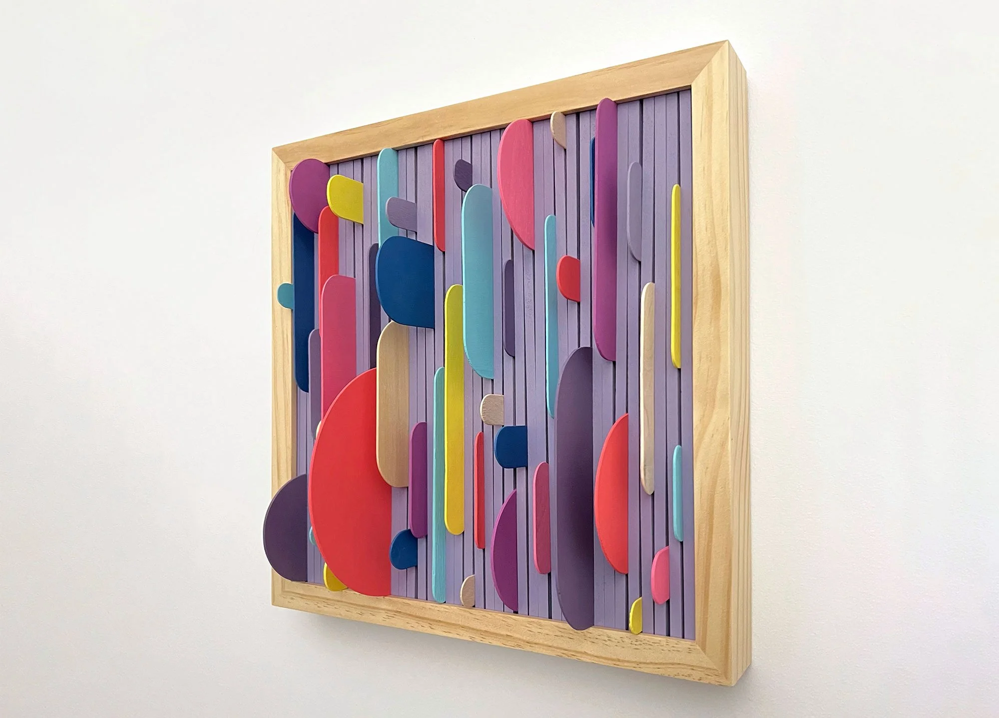 Dimensions #05 • 12x12 inches • Acrylic on wood