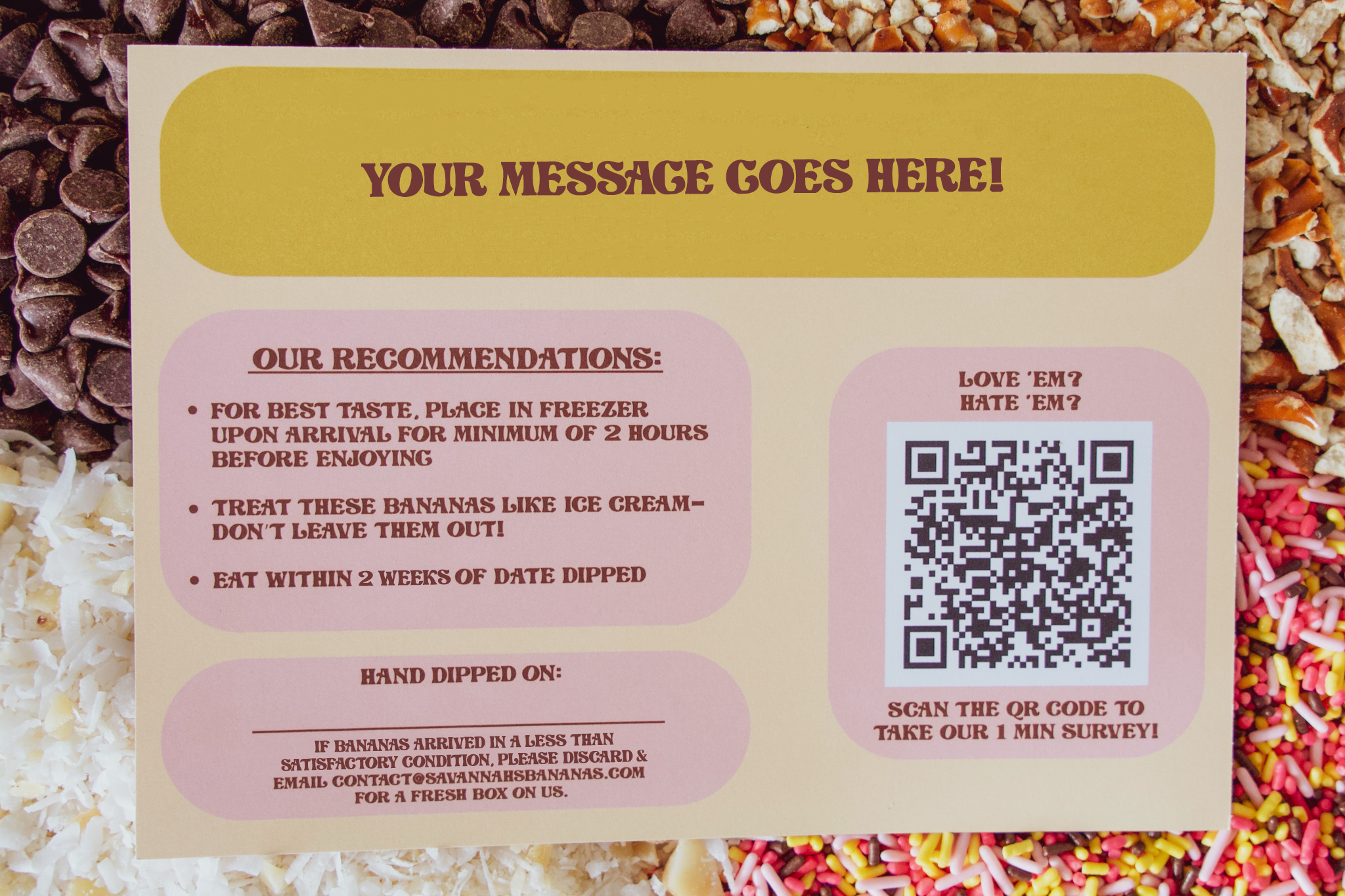 Classic Variety Frozen Banana Box — Savannah's Bananas
