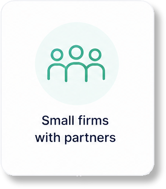 Small firms with partners