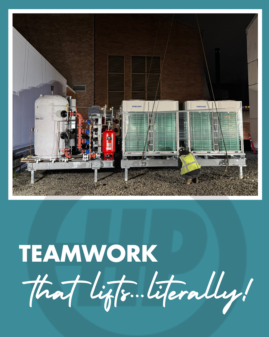 Teamwork that LITERALLY lifts!