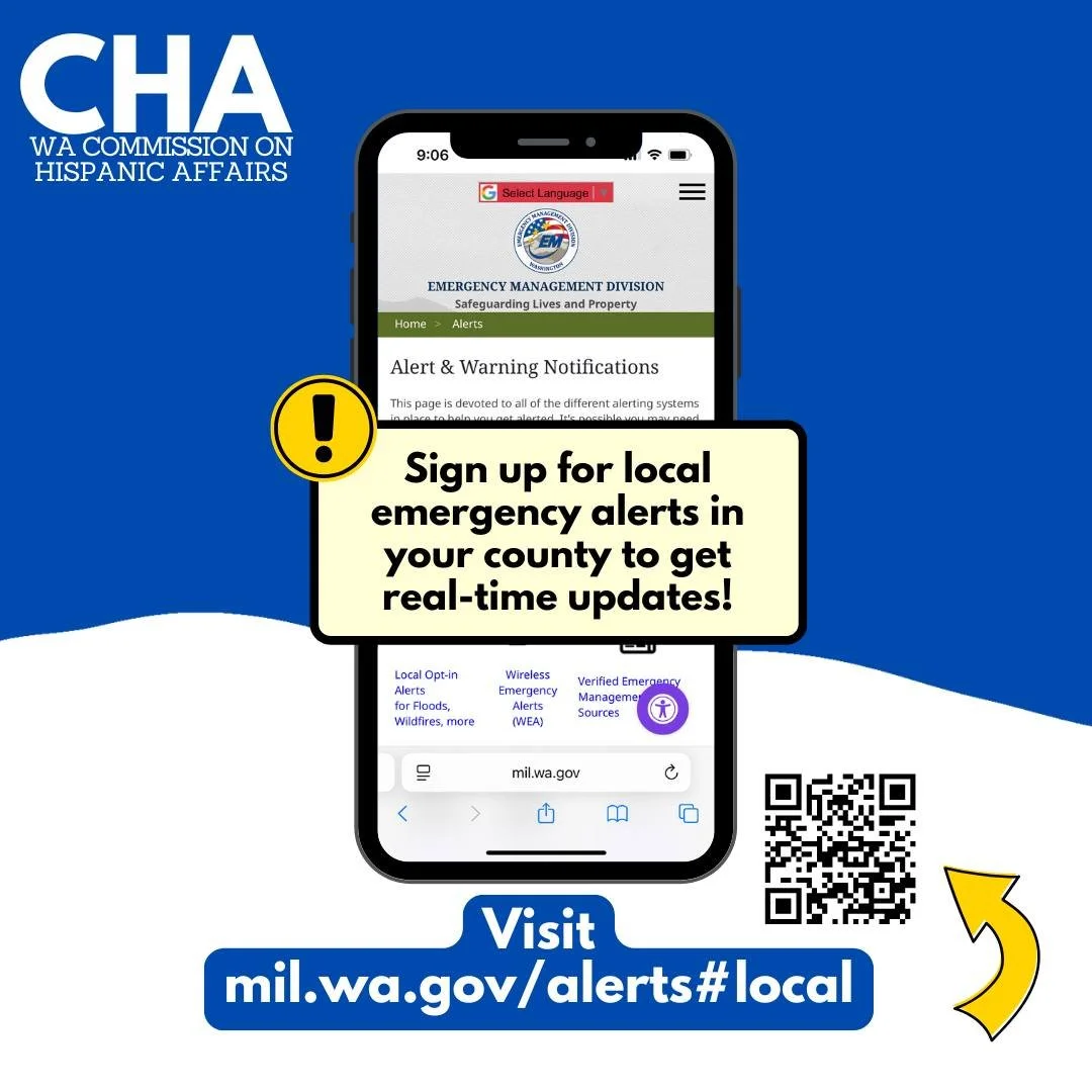 With the recent weather across the state, stay up to date with local emergency alerts in your county! How to Sign Up for Local Emergency Alerts in WA:
1. Go to: https://mil.wa.gov/alerts#local
This is the Washington Emergency Management Division&rsqu