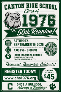 50th Reunion | September 19th