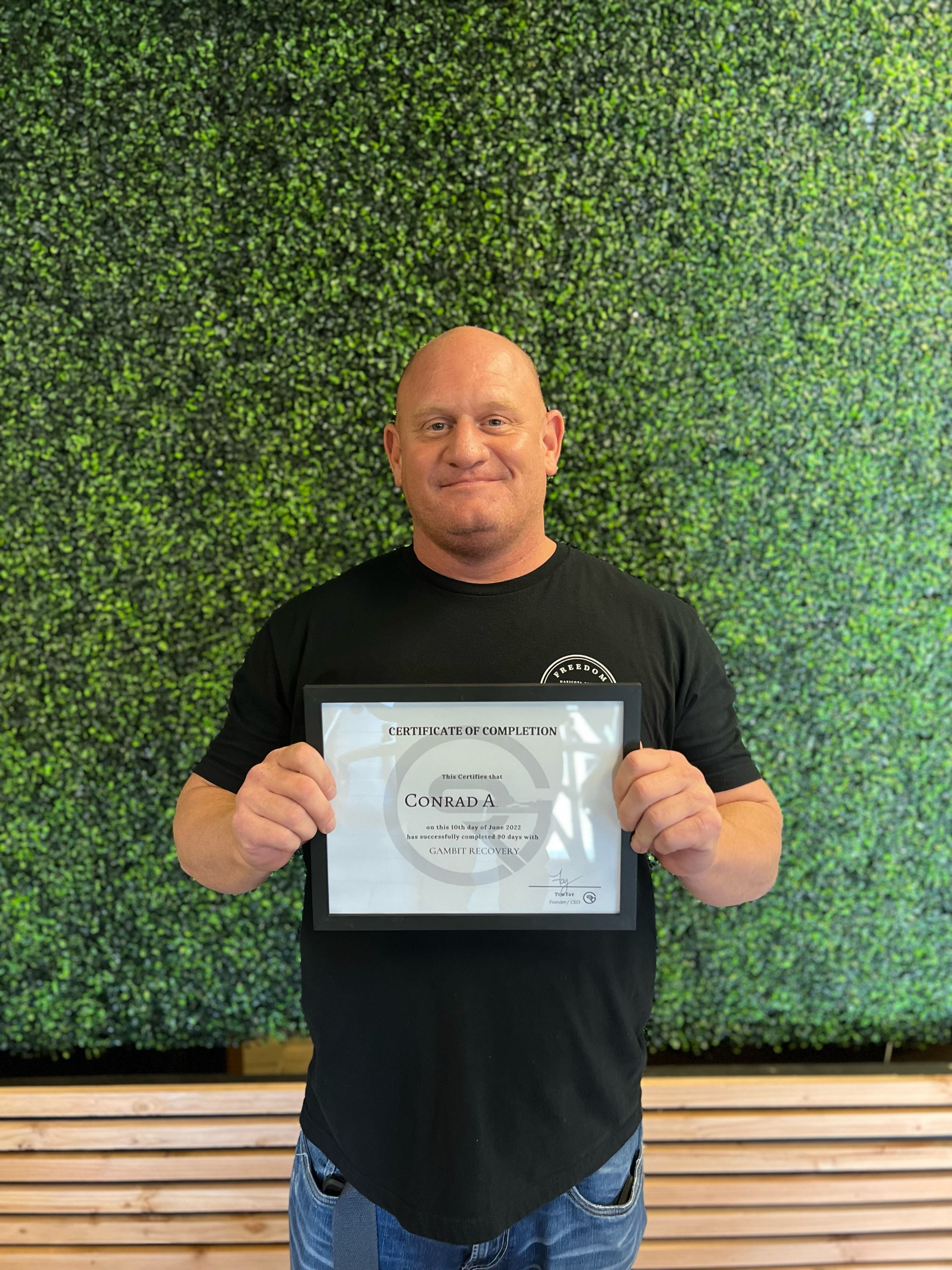 Gambit Recovery sober living resident from Bishop House in Arizona