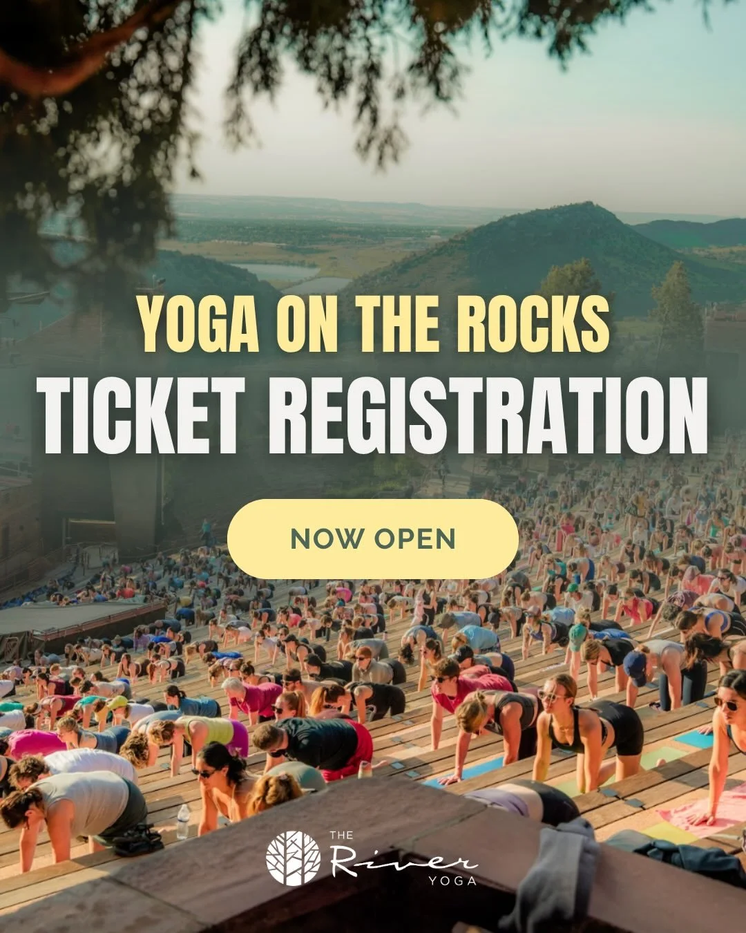 Registration is officially OPEN for Yoga on the Rocks 🎉

Fair AXS Ticket Registration opens May 6 at 10:00 AM &mdash; here&rsquo;s how to get in 👇

This year marks our ✨10TH YEAR✨ flowing together at one of the most iconic venues in Colorado, and w