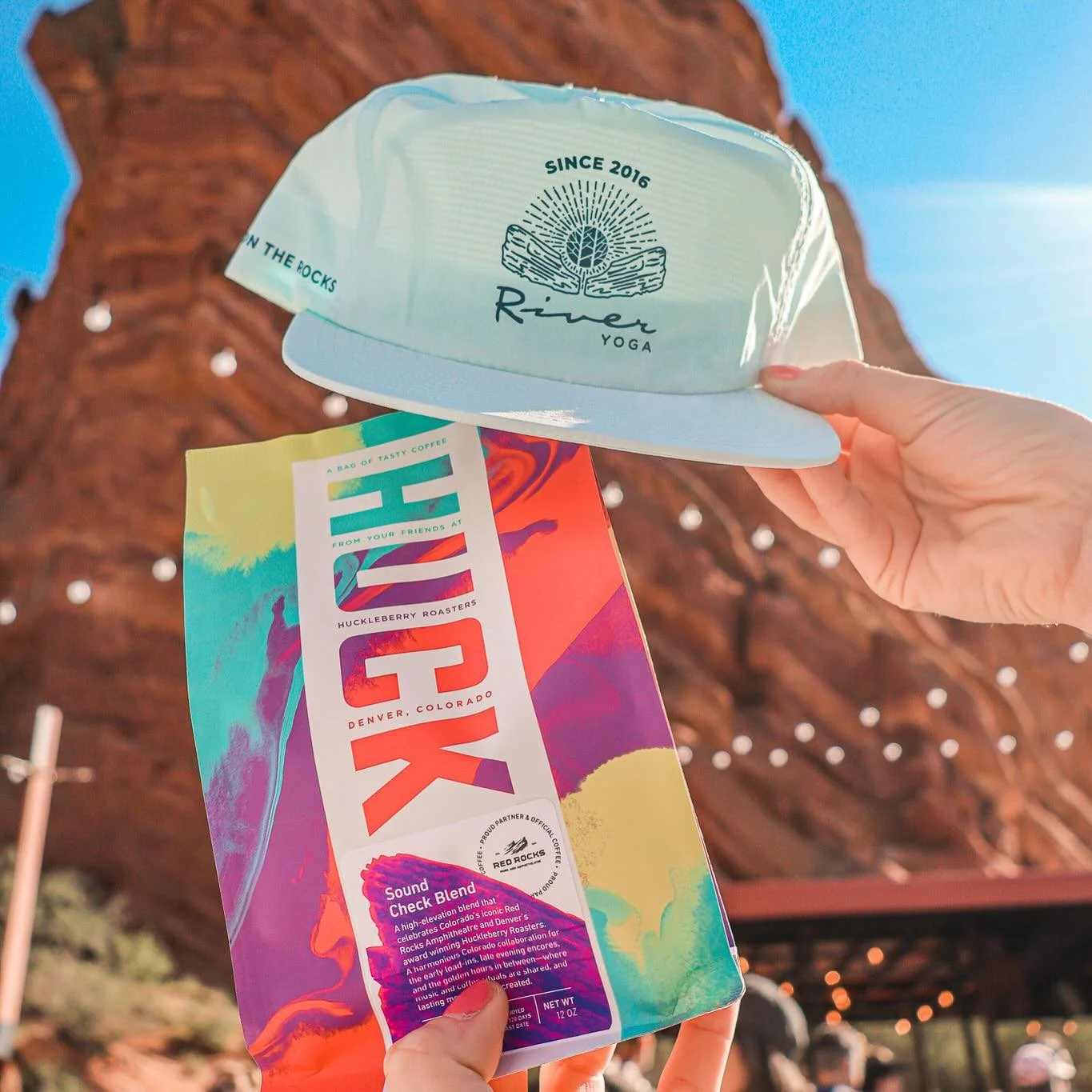 This is how we start our Summer Saturdays☀️
Red Rocks at golden hour. Your mat. Your people. A coffee from @huckleberryroasters in hand.

Yoga on the Rocks isn&rsquo;t just a class - it&rsquo;s the kind of morning that fills your cup and stays with y