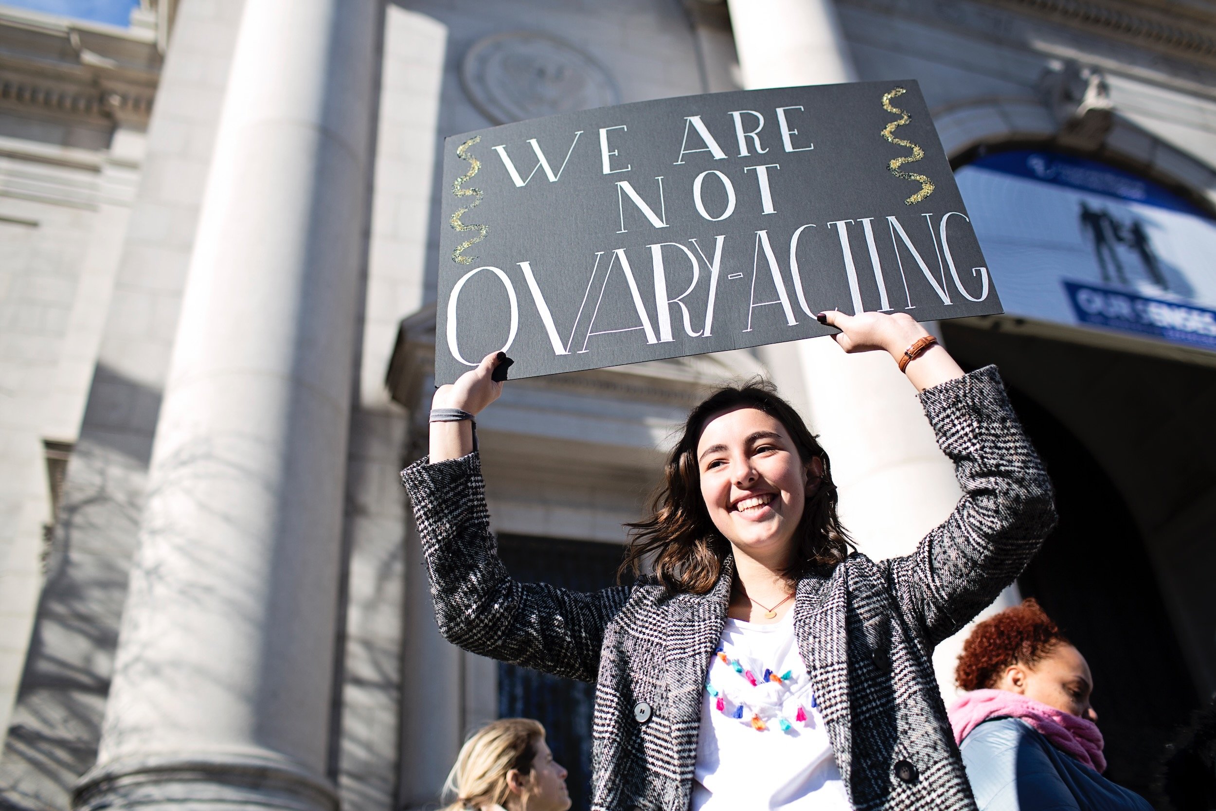 Womens March, New York City. ©Kimberly M. Wang