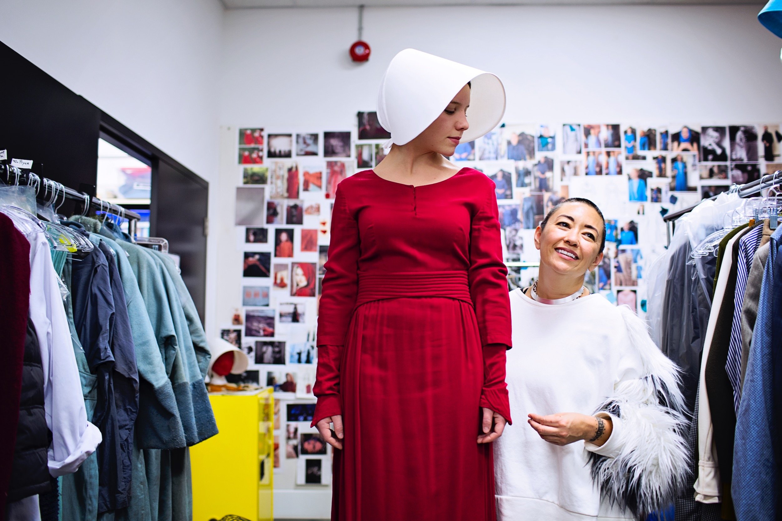 Ane Crabtree. Costume Designer. Behind the Scenes of Hulu's The Handmaids Tale.