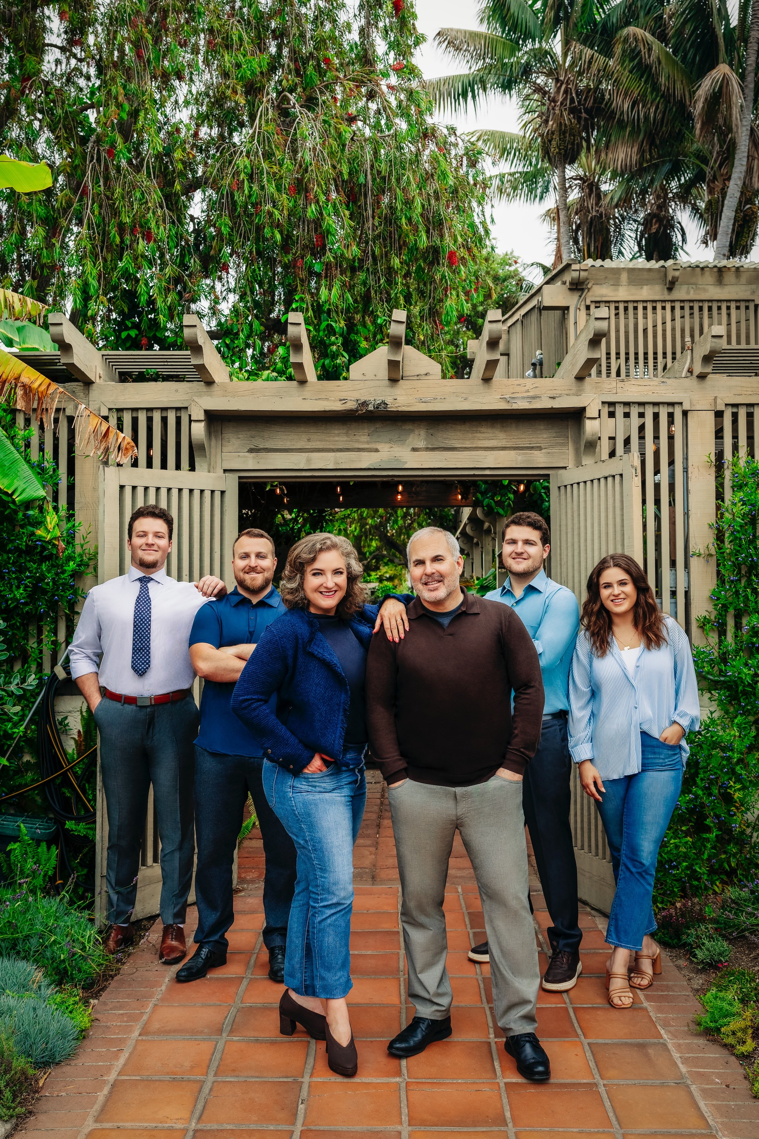 The Strelow Family at Sherman Gardens