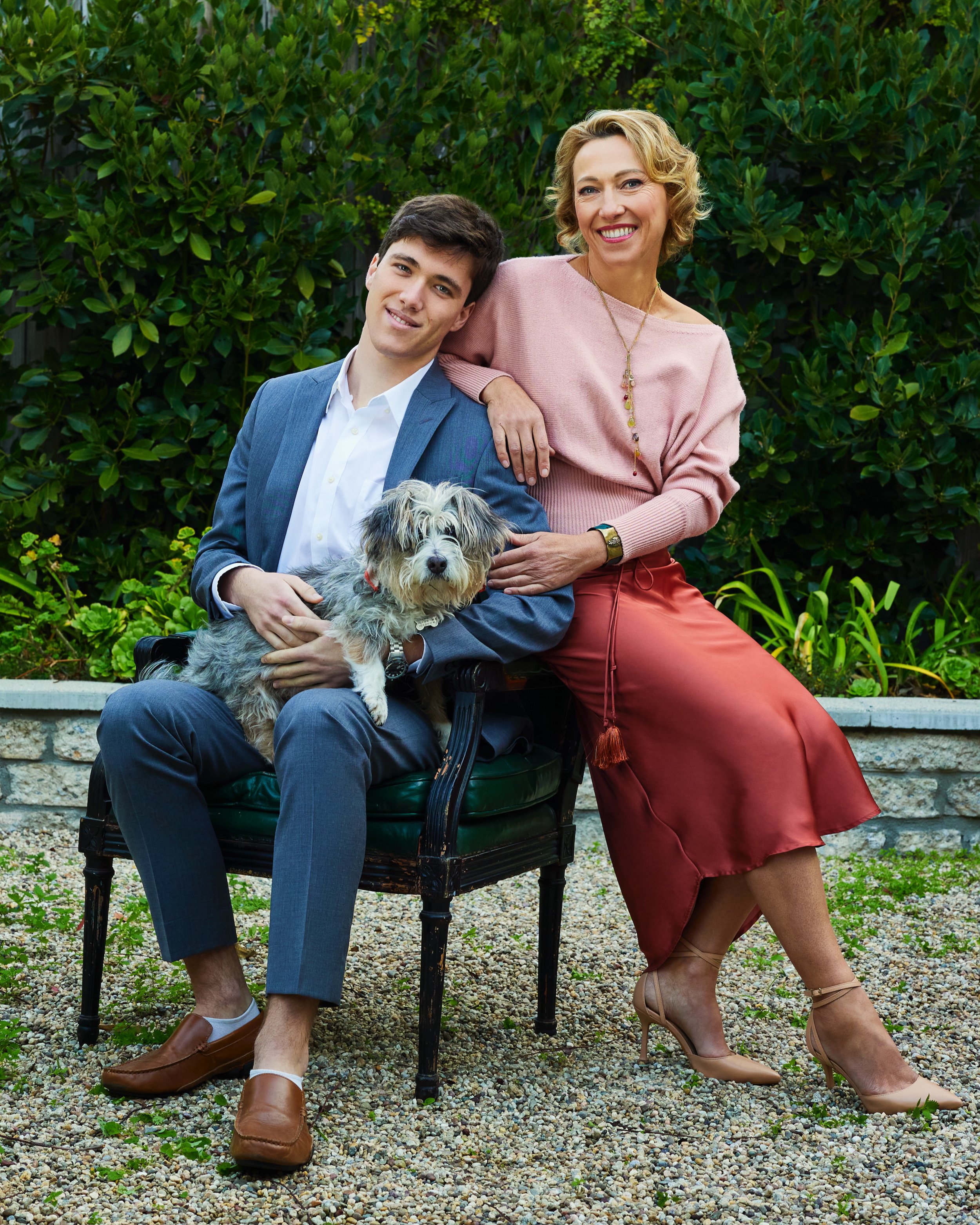 Anne Cartegnie, Her son Hugo & Pesto 