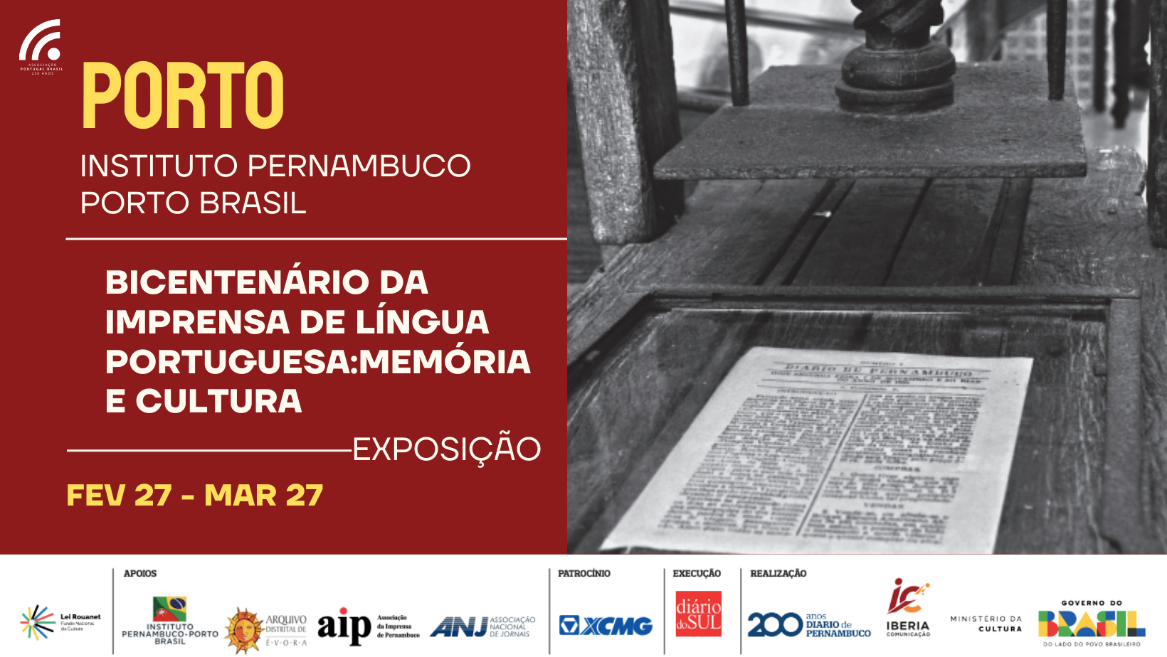 Bicentenário da Imprensa de Língua Portuguesa:Memória e Cultura