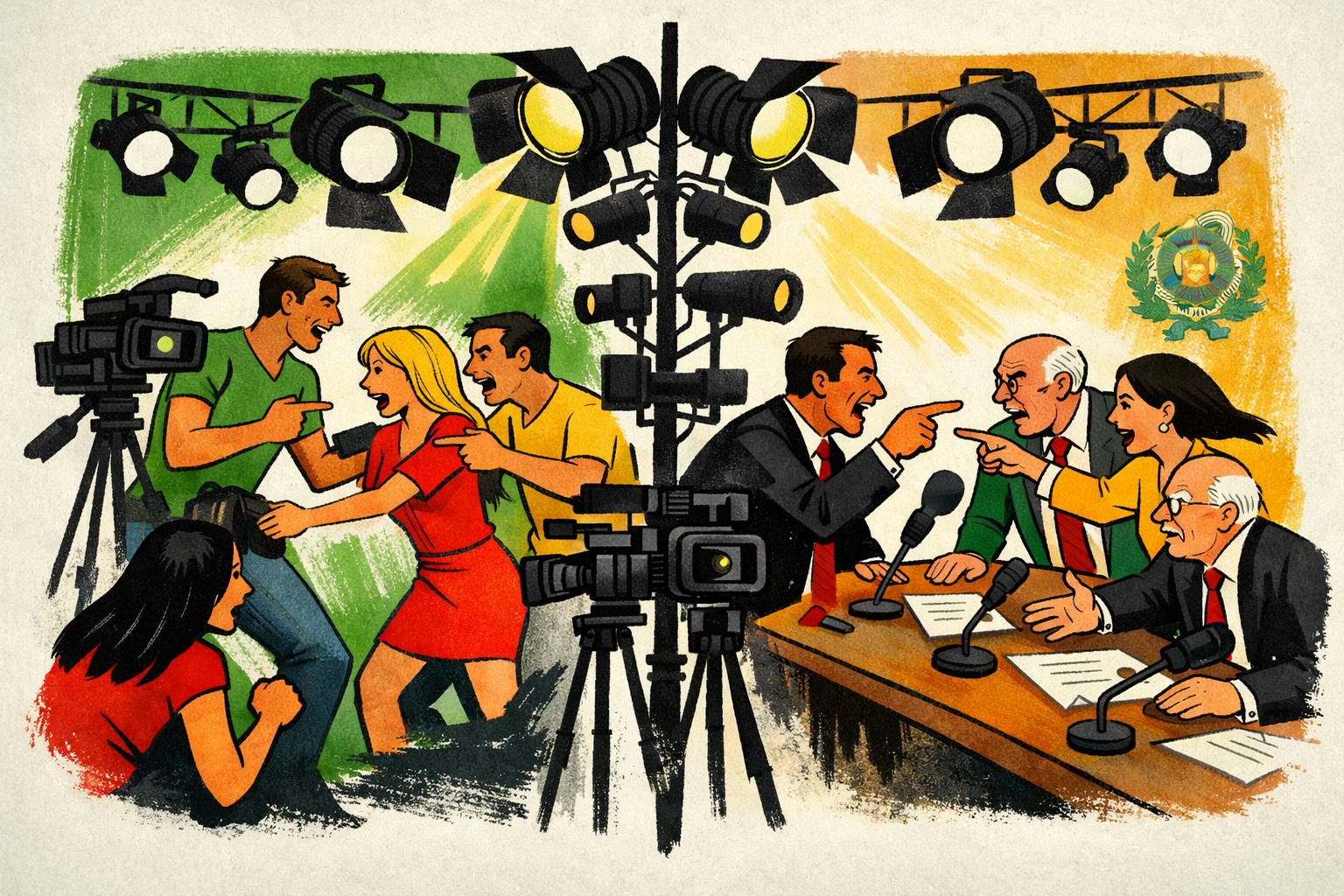 À espetacularização da violência parte 2: dos realities shows ao parlamento