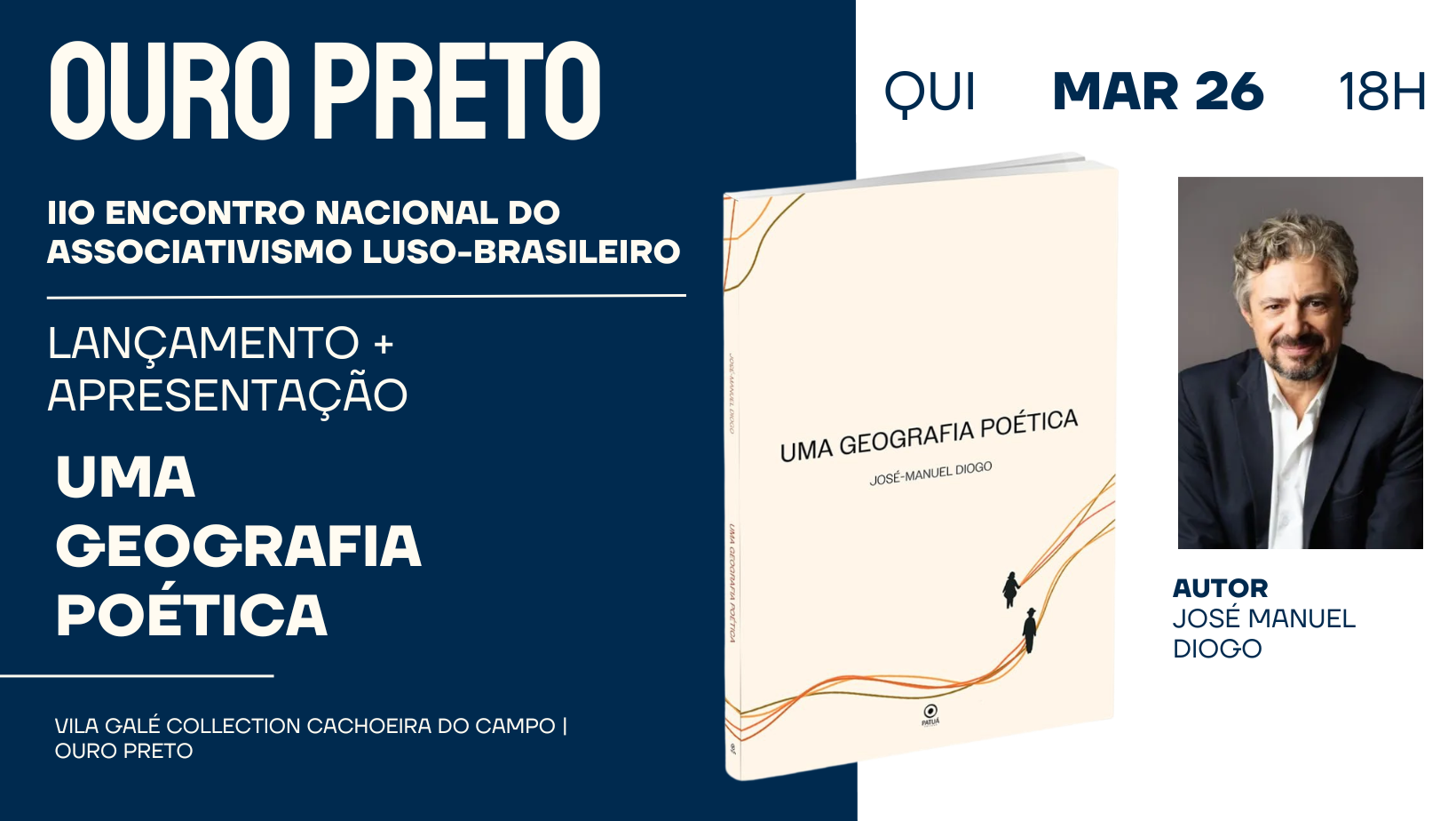 Apresentação "Uma Geografia Poética" em Ouro Preto