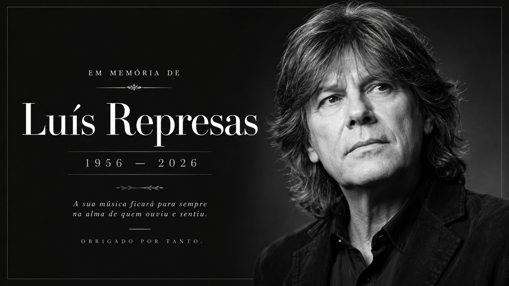 Luís Represas: a voz que conduziu Abril até à modernidade