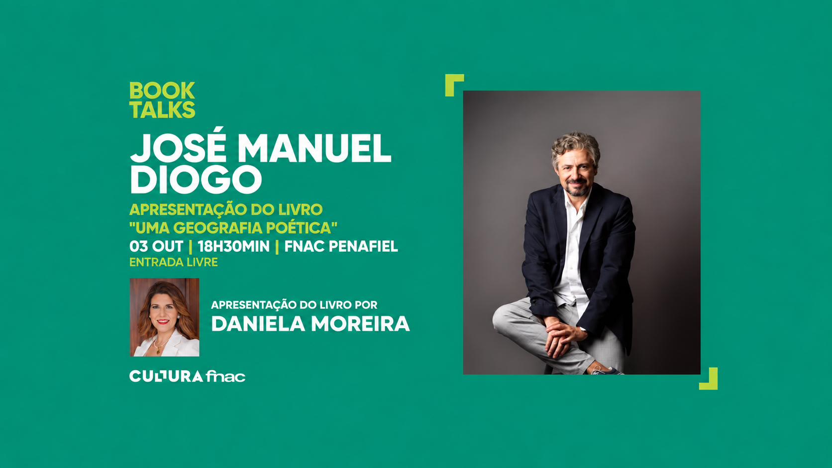 Daniela Moreira apresenta «Uma geografia poética»