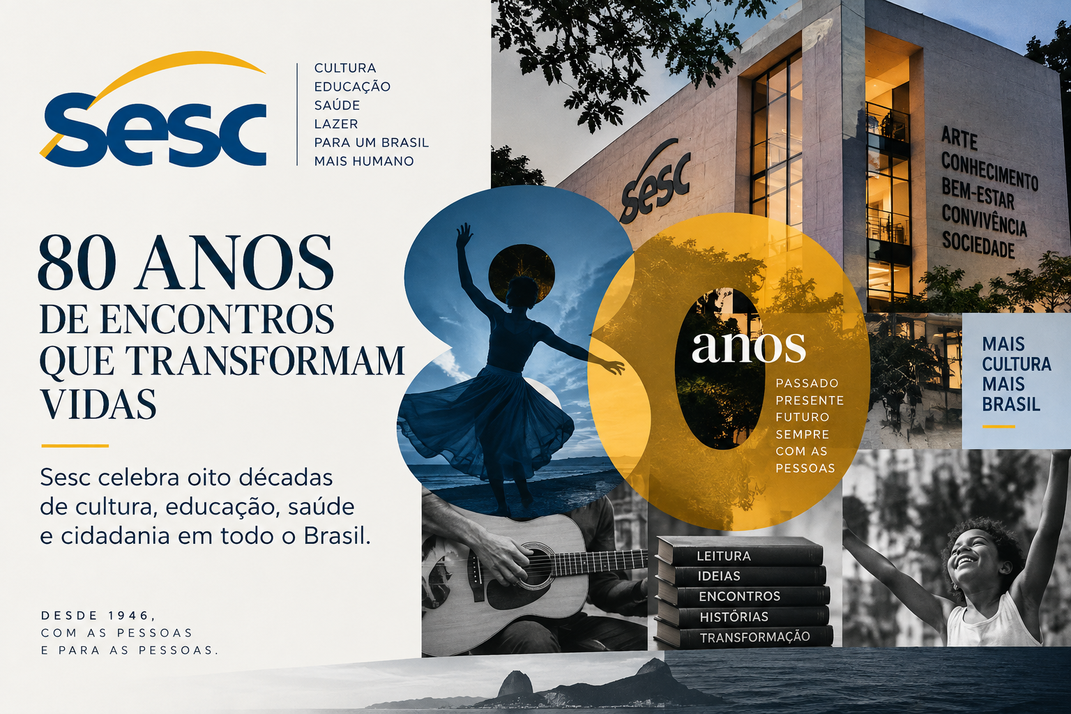 Sesc completa 80 anos