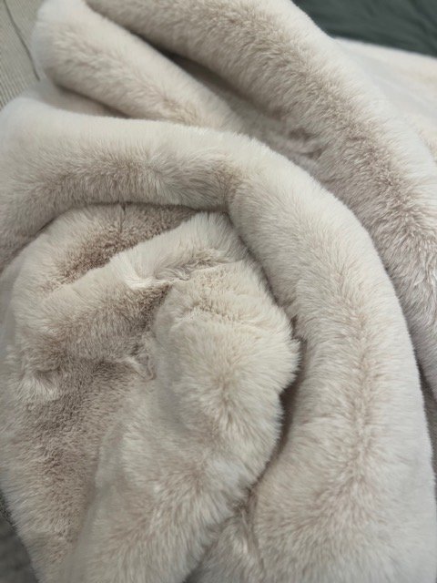 New Project! Super LUX Faux Fur throw 2 pc. 
Weighty, warm and luscious! $350 ea.