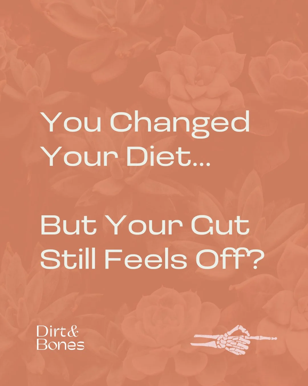 You&rsquo;ve made all the food changes&hellip; and your gut still feels off.⁠
⁠
That doesn&rsquo;t mean you&rsquo;ve failed. It means there&rsquo;s more going on under the surface.⁠
⁠
I help folks get to the bottom (literally) of their chronic digest