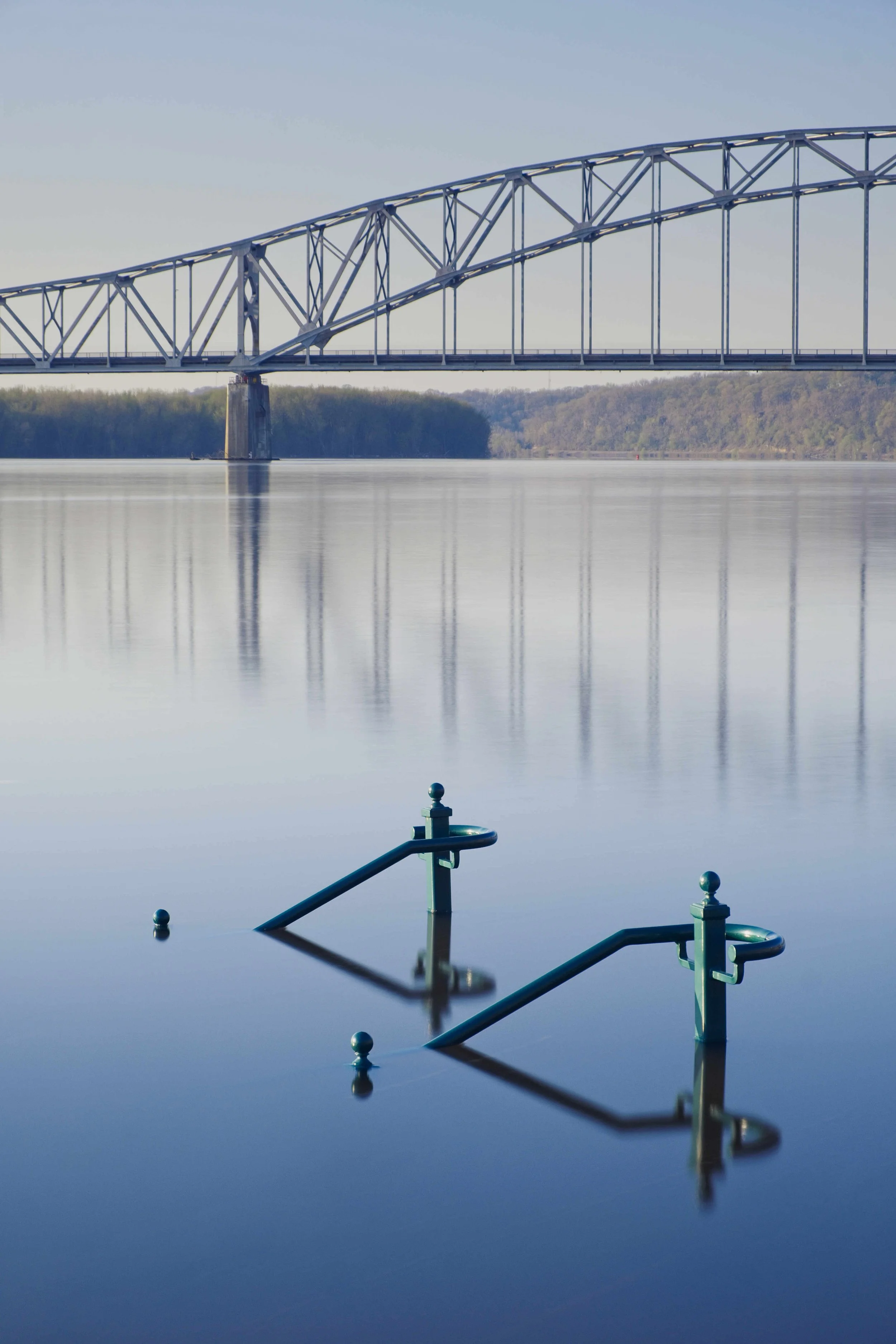 JD bridge reflection with flooded stair railing with stick removed.jpg