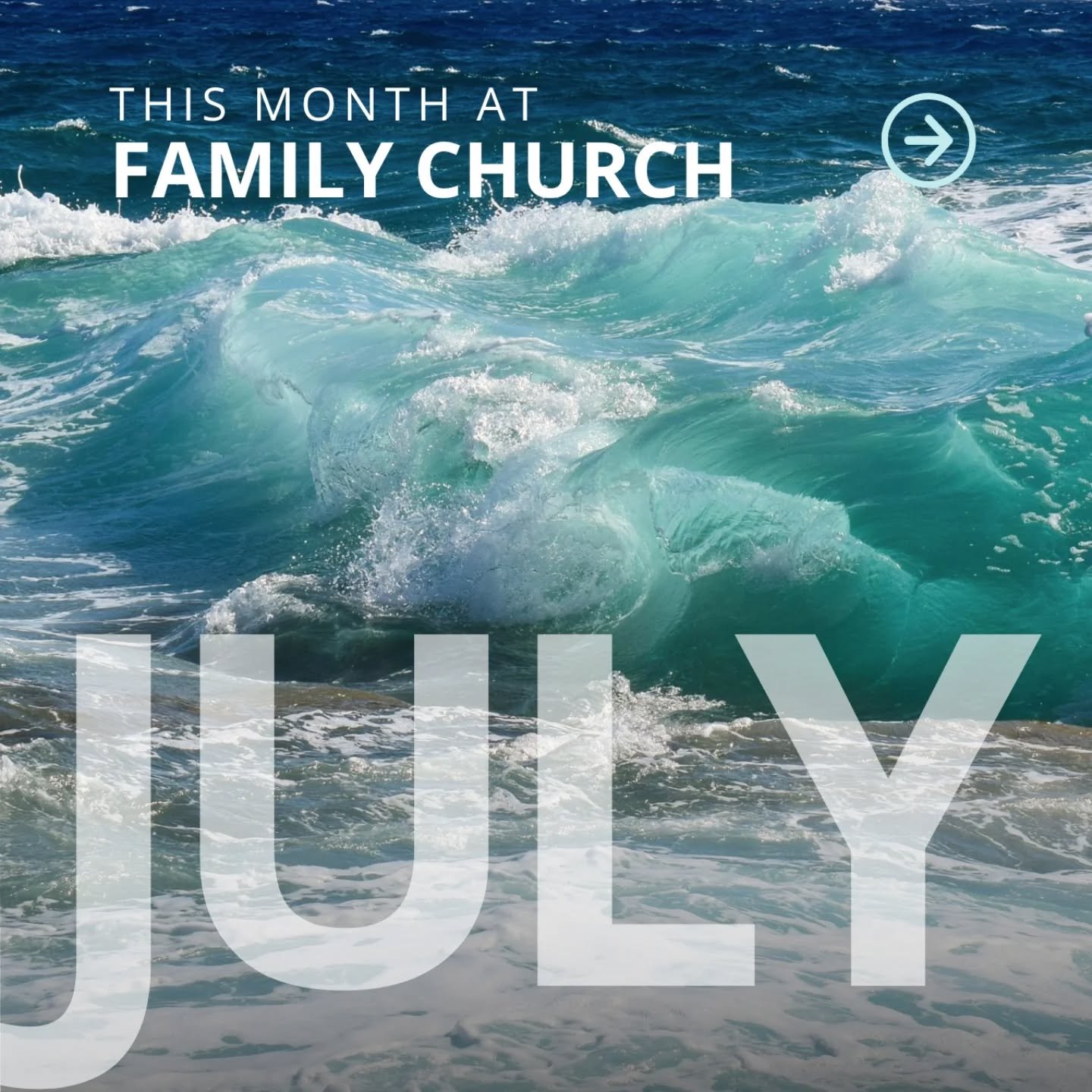 What's happening this month at Family Church?

SO MUCH! 

Don't miss out on any of these events and ways to help serve our community this month! 

Check your emails for more detailed information as well! 

See y'all at our *NEW LOCATION* on Sunday Ju