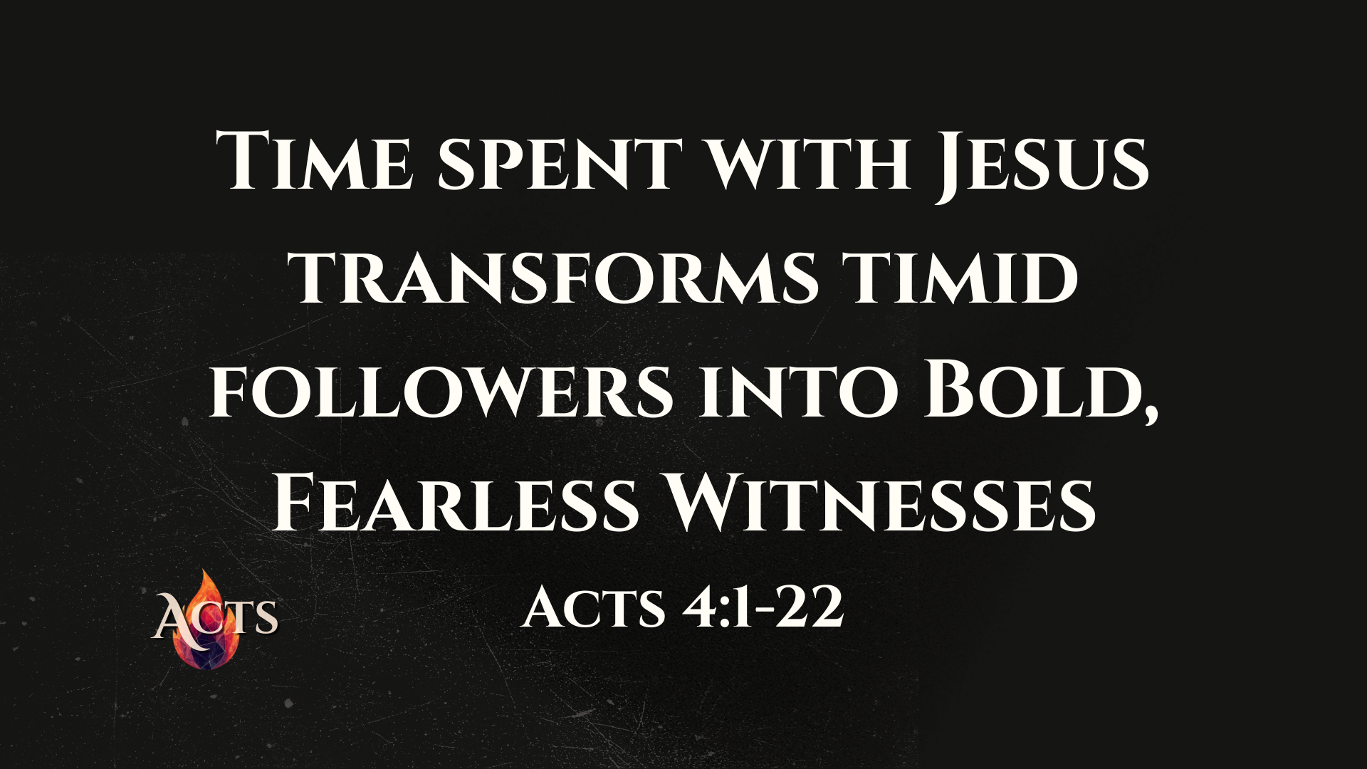 Acts 4:1-22