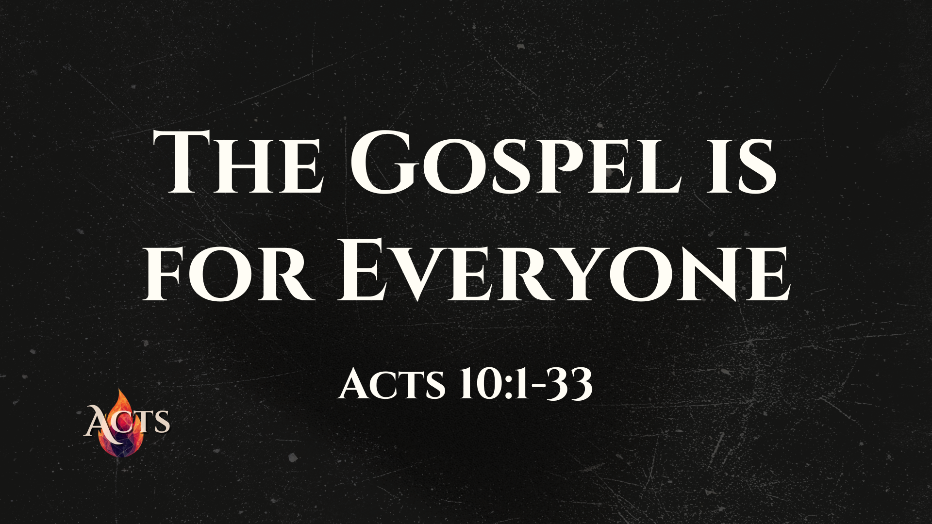 Acts 10:1-33