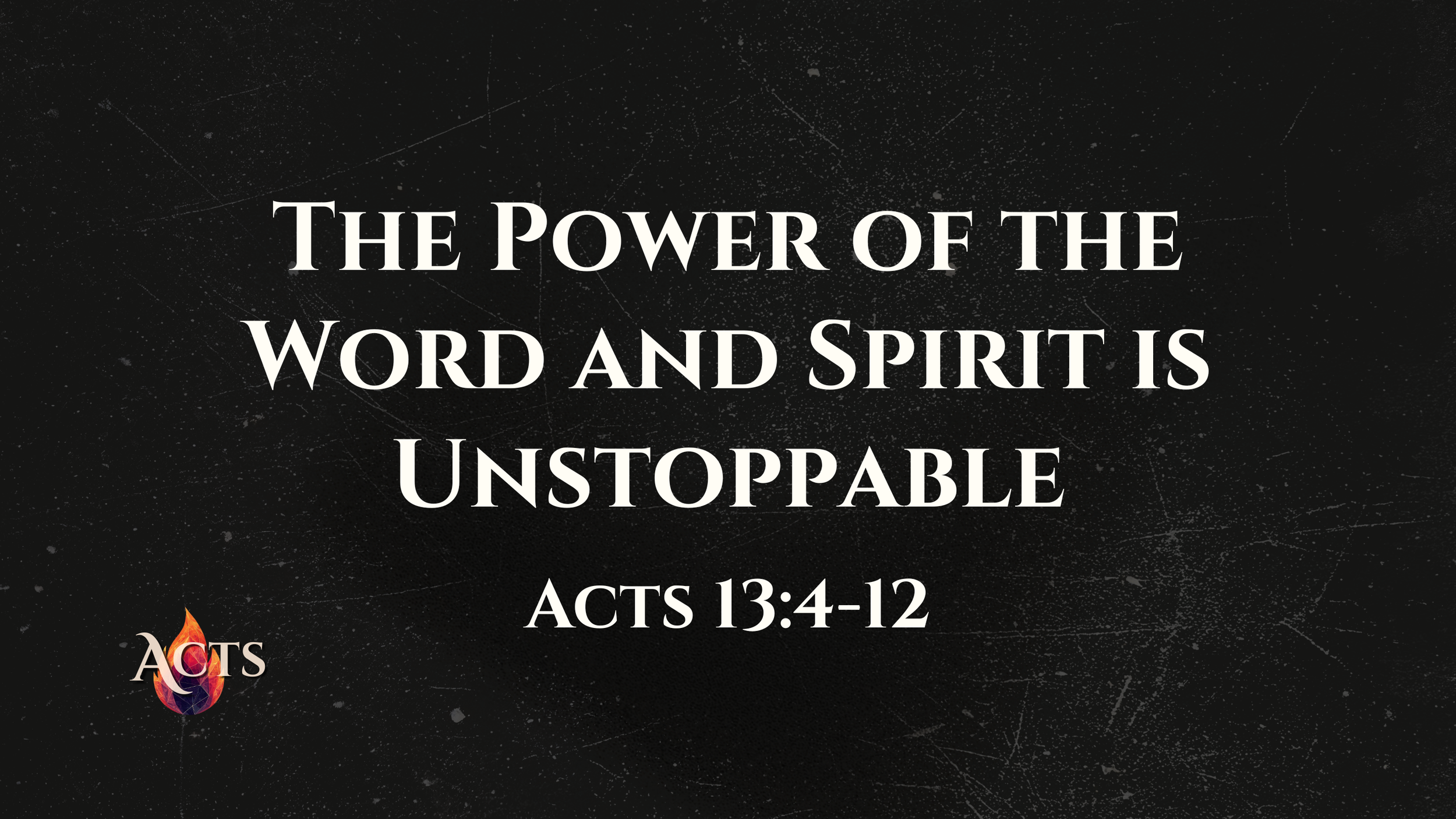 Acts 13:4-12