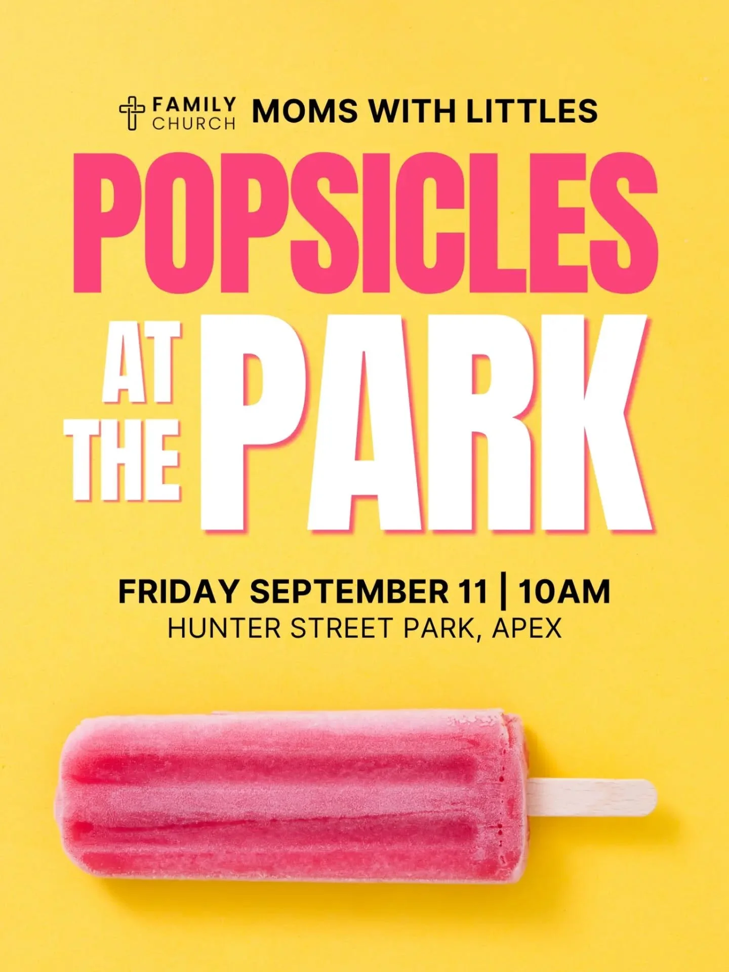 Moms of littles, save the date! 

You're invited to a monthly meet-up &amp; playdate with other Family Church moms of littles, newborn-Kindergarten!

See you Friday, September 11 at 10AM!

#FamilyChurch #ChurchFamily #ApexCommunity #FamilyChurchApex 