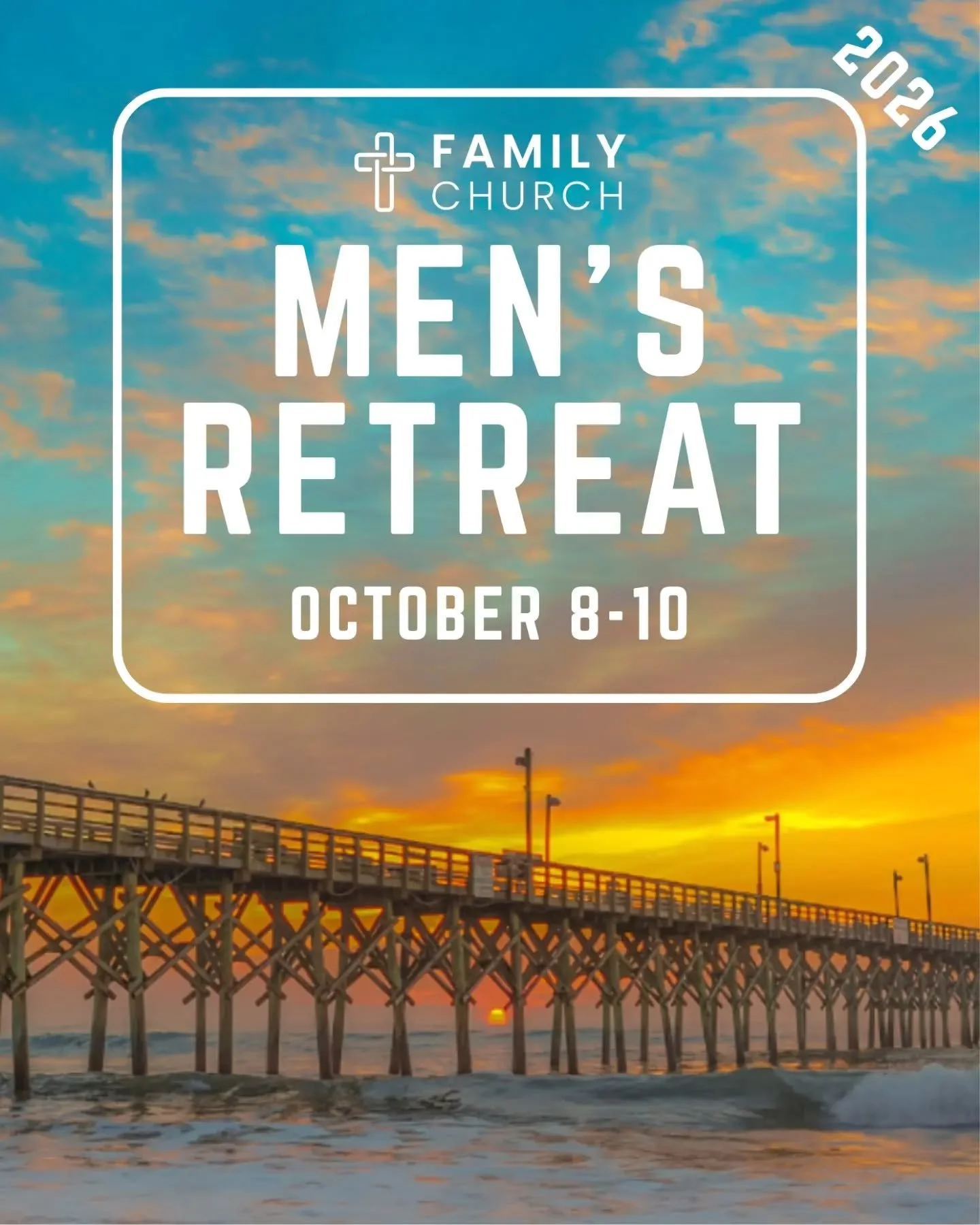 🚨 Registration closes TODAY!

Don&rsquo;t miss the 2nd Annual Family Church Men&rsquo;s Retreat&mdash;a chance to get away, connect with other men, and be encouraged to fight for the faith in your own life and the lives of your family. 

We&rsquo;ll