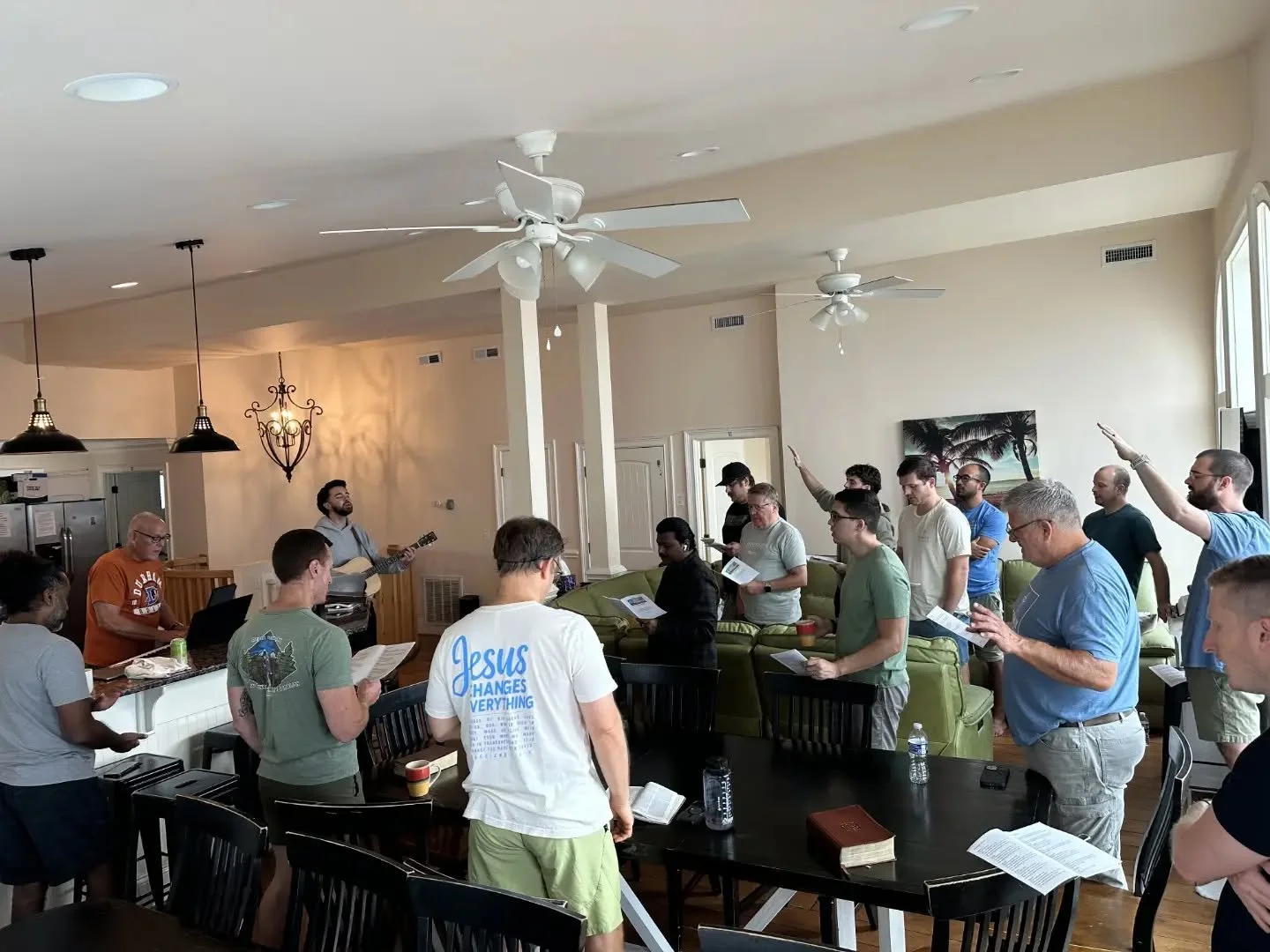 Church family, be praying for our men as they spend time away on the Men&rsquo;s Retreat! 

Pray that it would be a meaningful time of fellowship, encouragement, and growing together in Christ. 

May the Lord work in each man&rsquo;s heart, strengthe