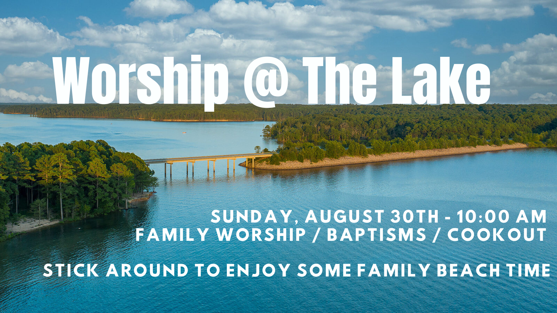 Sunday Service at Jordan Lake, White Oak Shelter