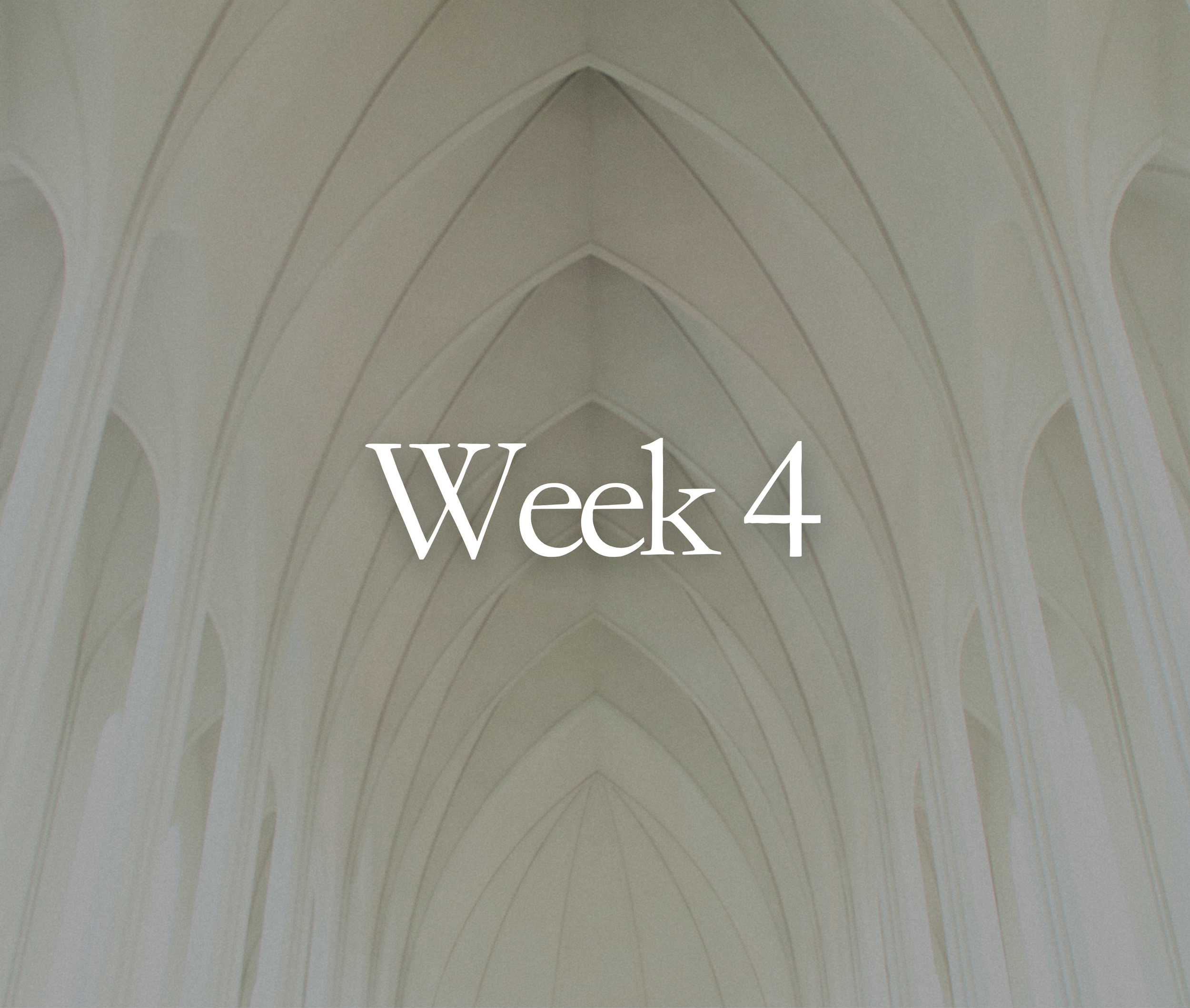 Week 4: 1 John 2:15-27