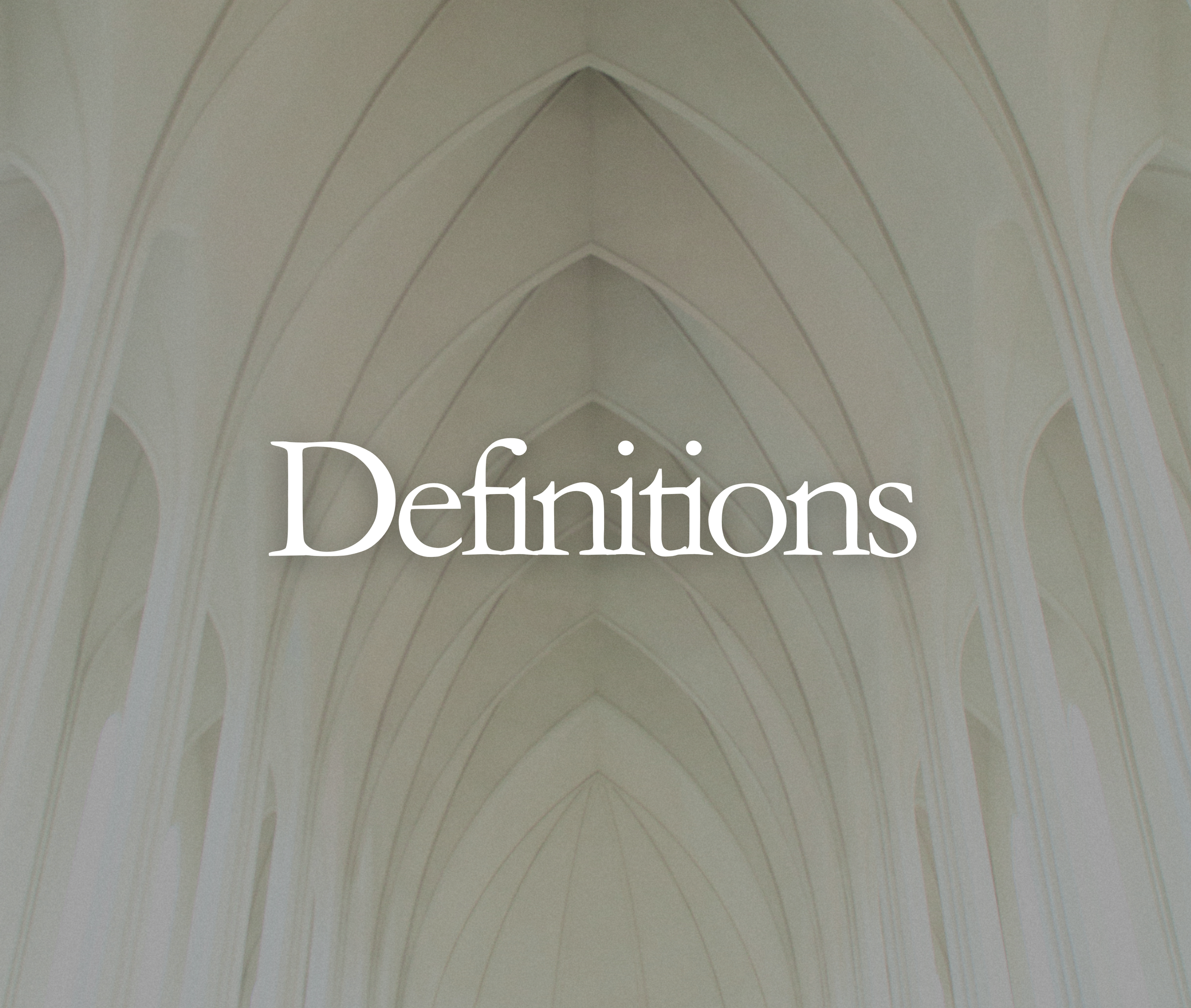 Definitions