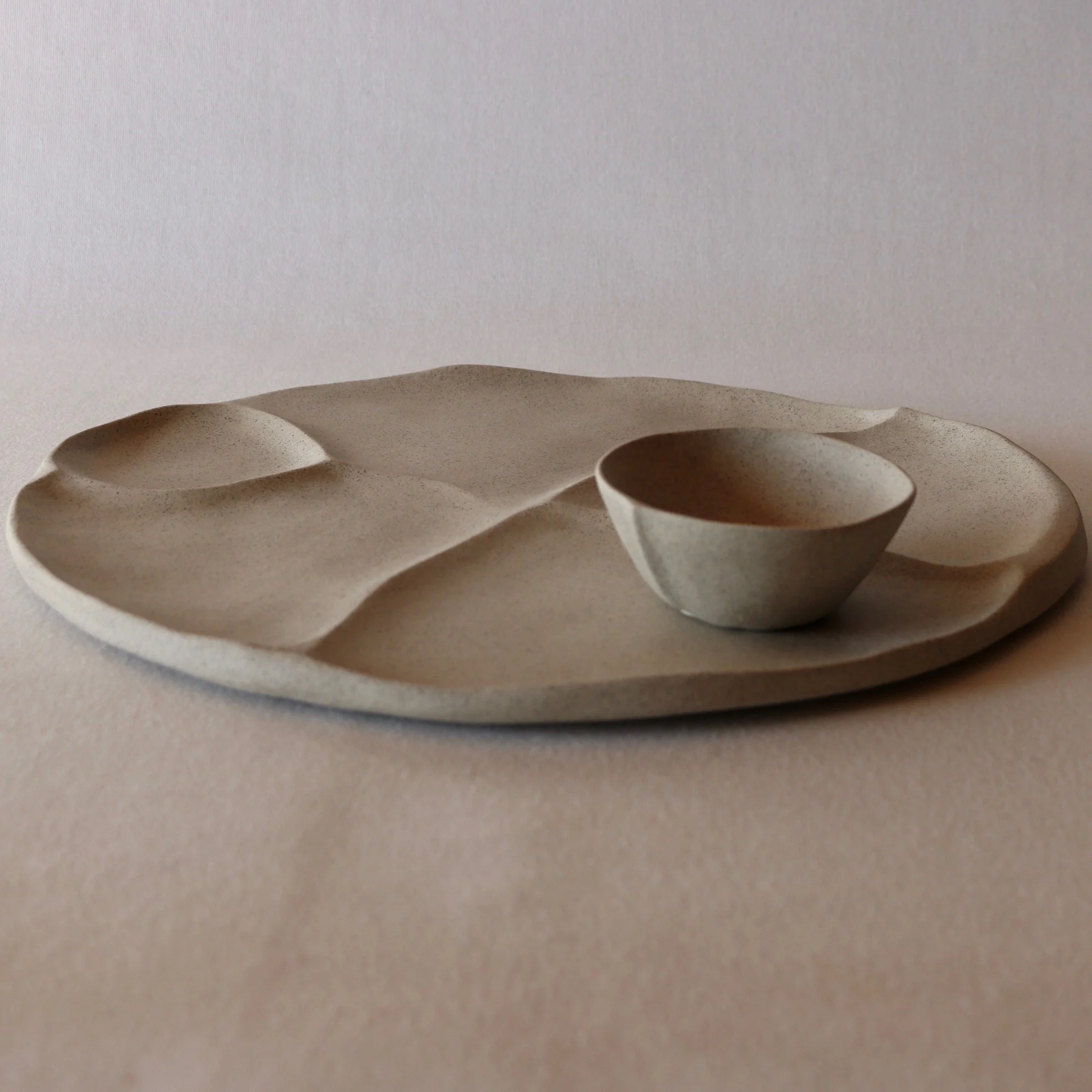 ceramic grey pebble platter .jpeg