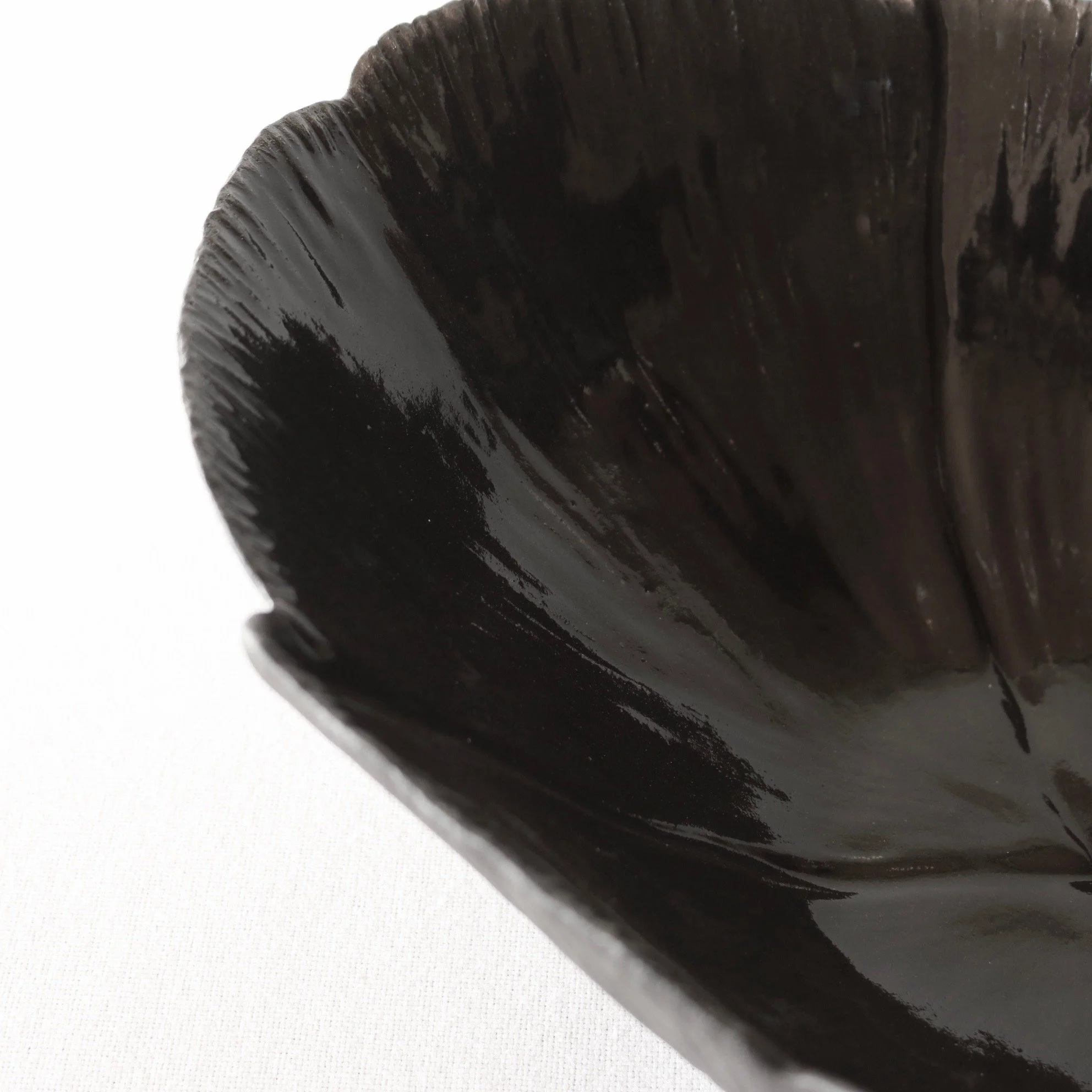 ceramic black flower bowl glossy.jpeg