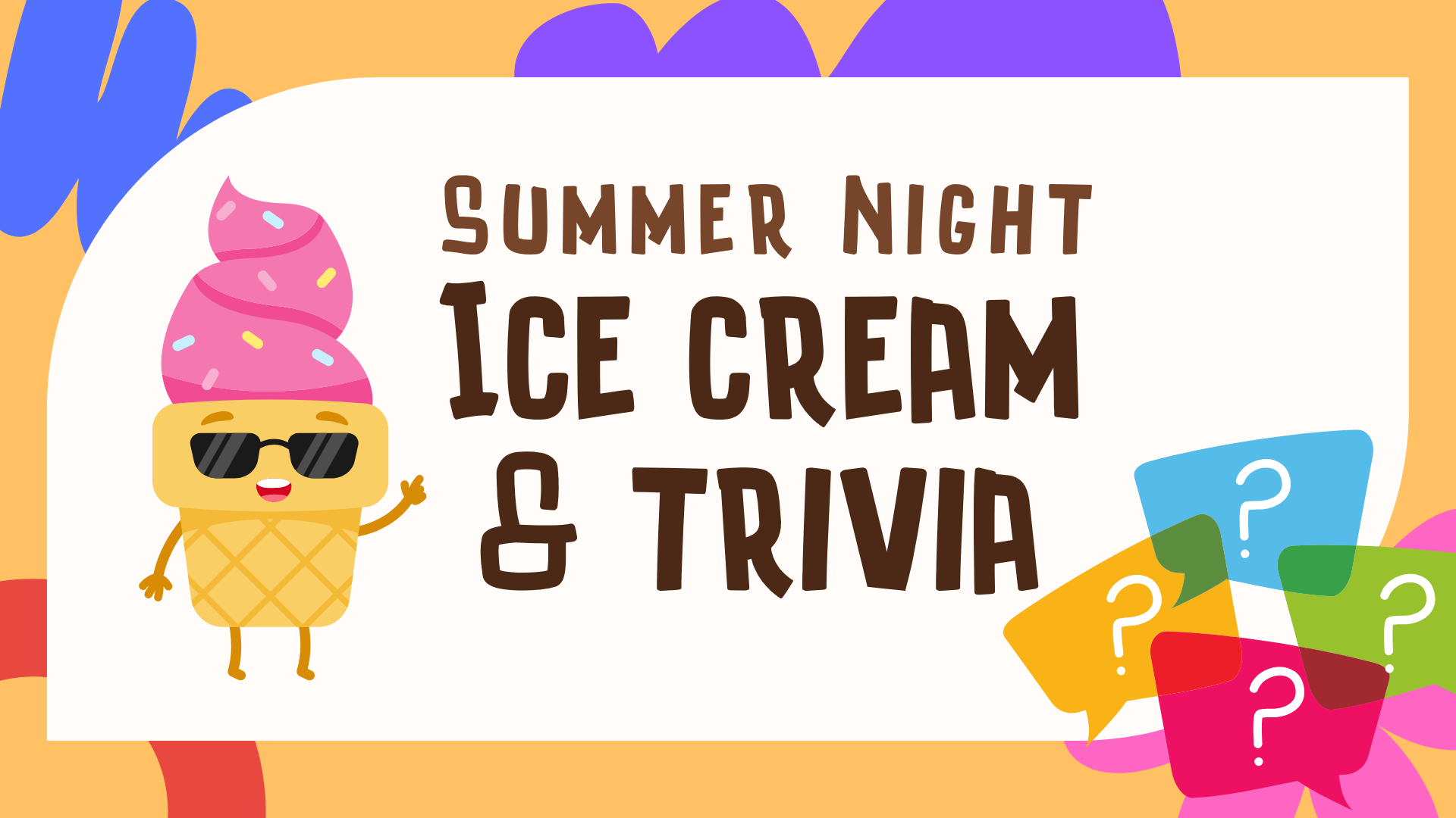 Summer Night Ice Cream &amp; Trivia