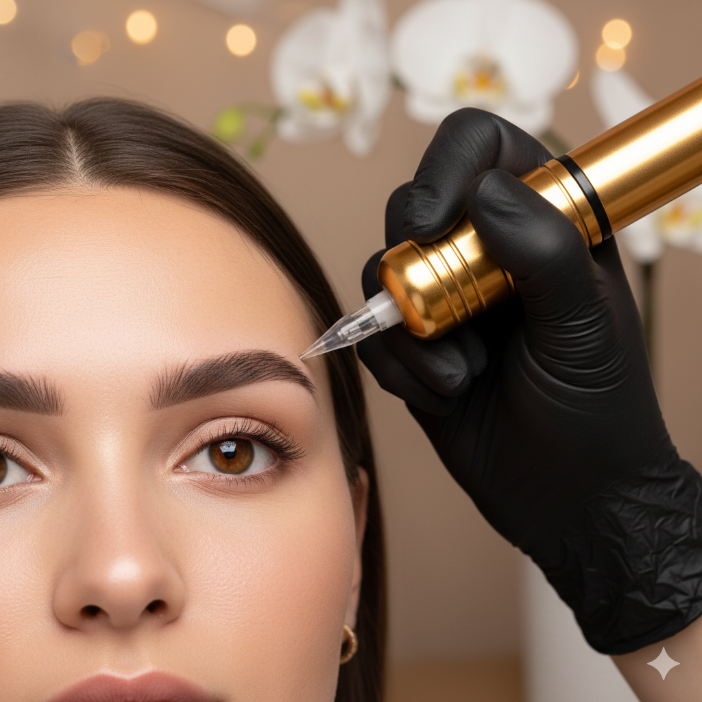 Ombre pixel brow tattooing in Newcastle by Jan Beauty Brows