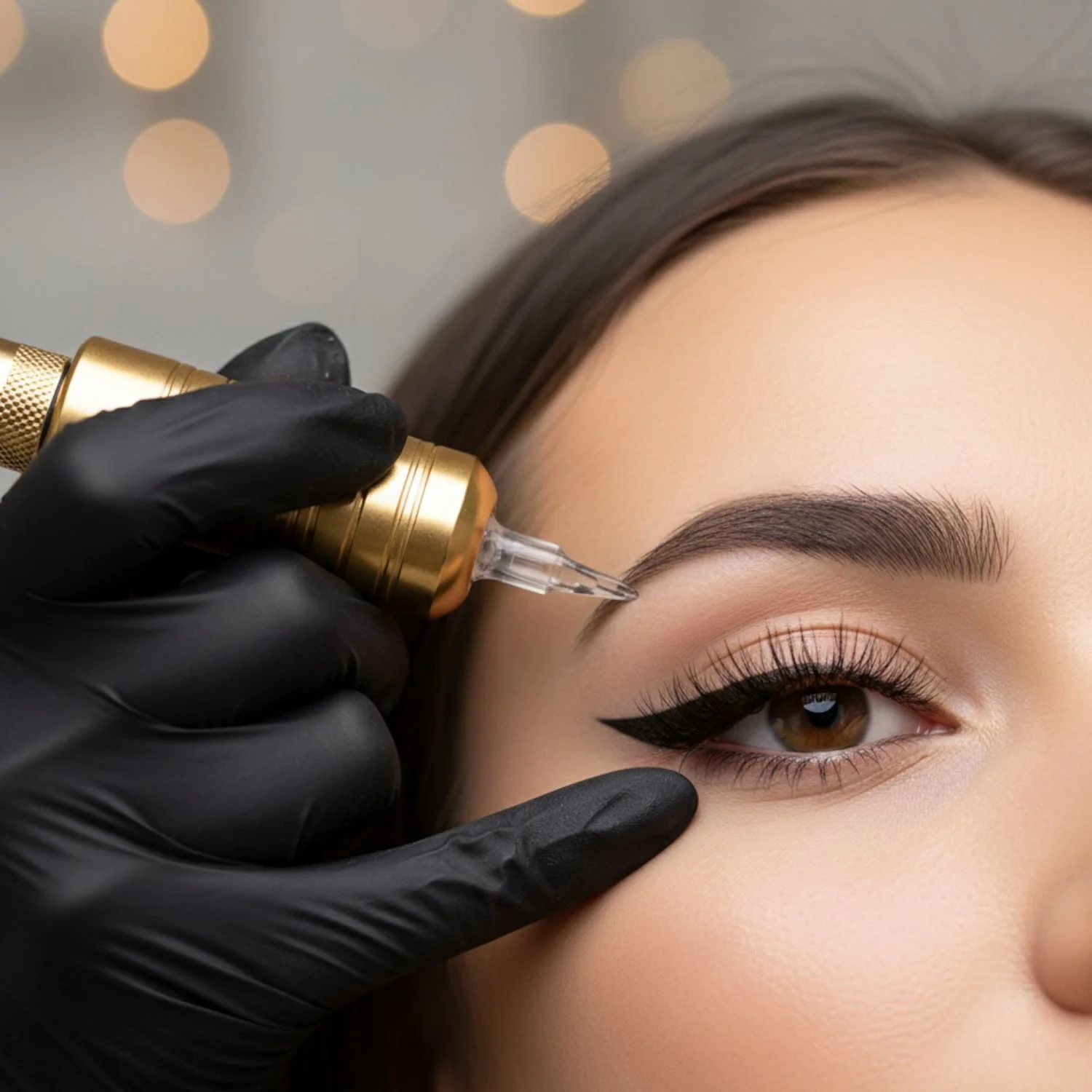 Eyeliner tattoo by Jan Nguyen cosmetic tattoo specialist Newcastle