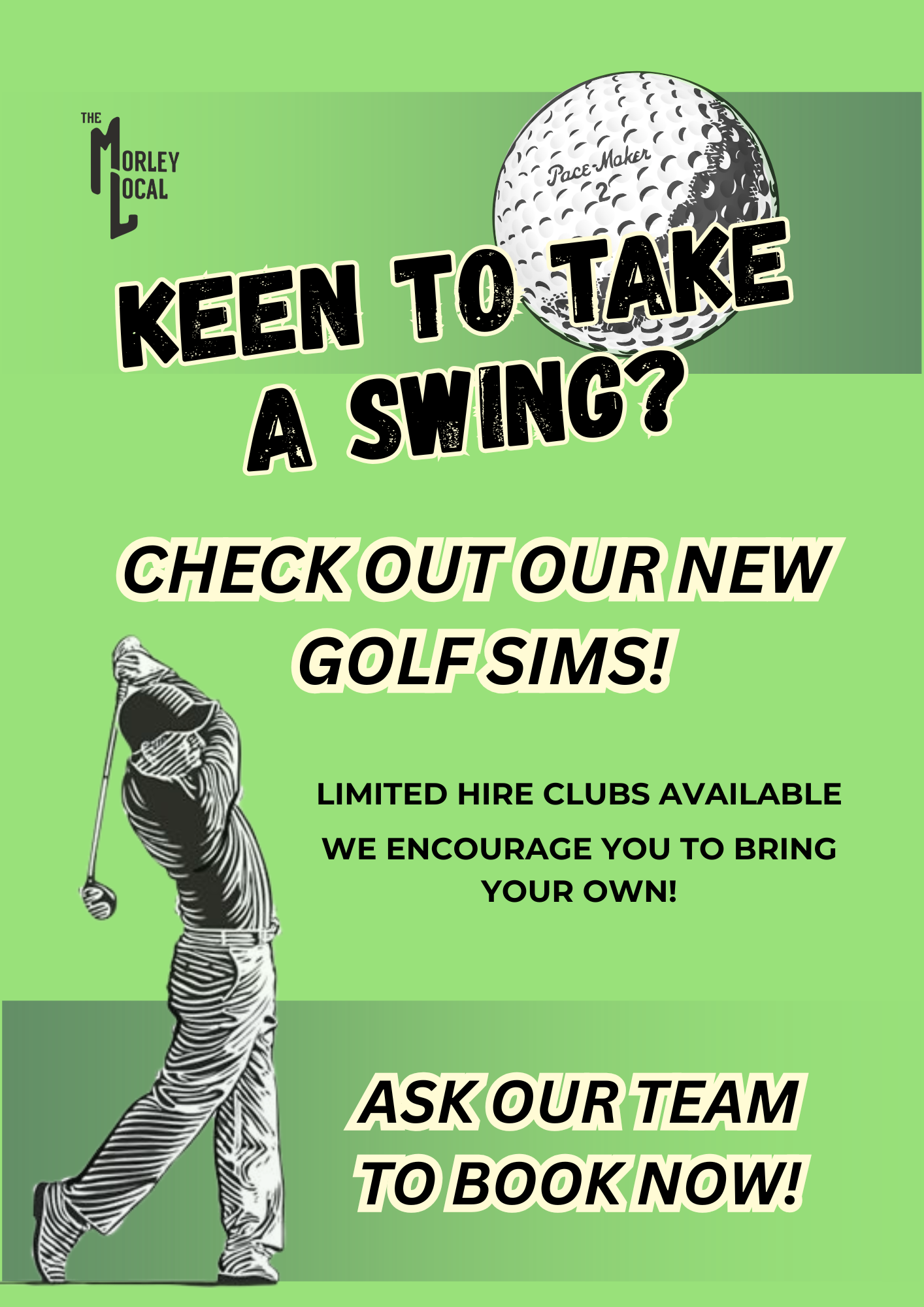 A4 Golf Sims Booking Poster (420 x 597 mm) (A4).png