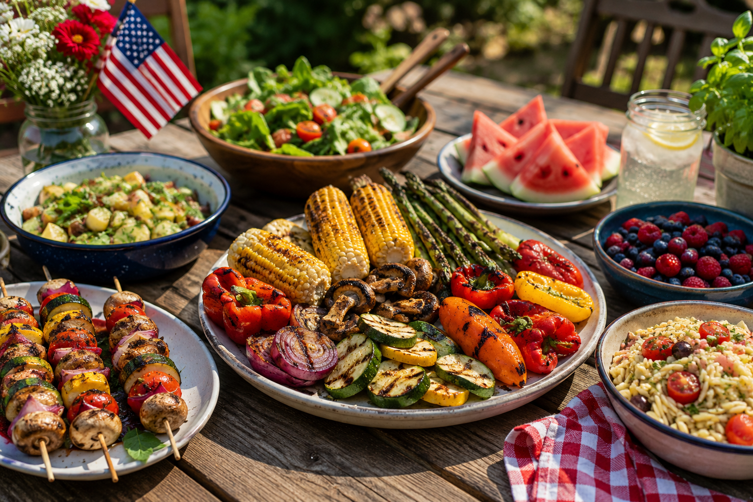 plant based July 4th BBQ