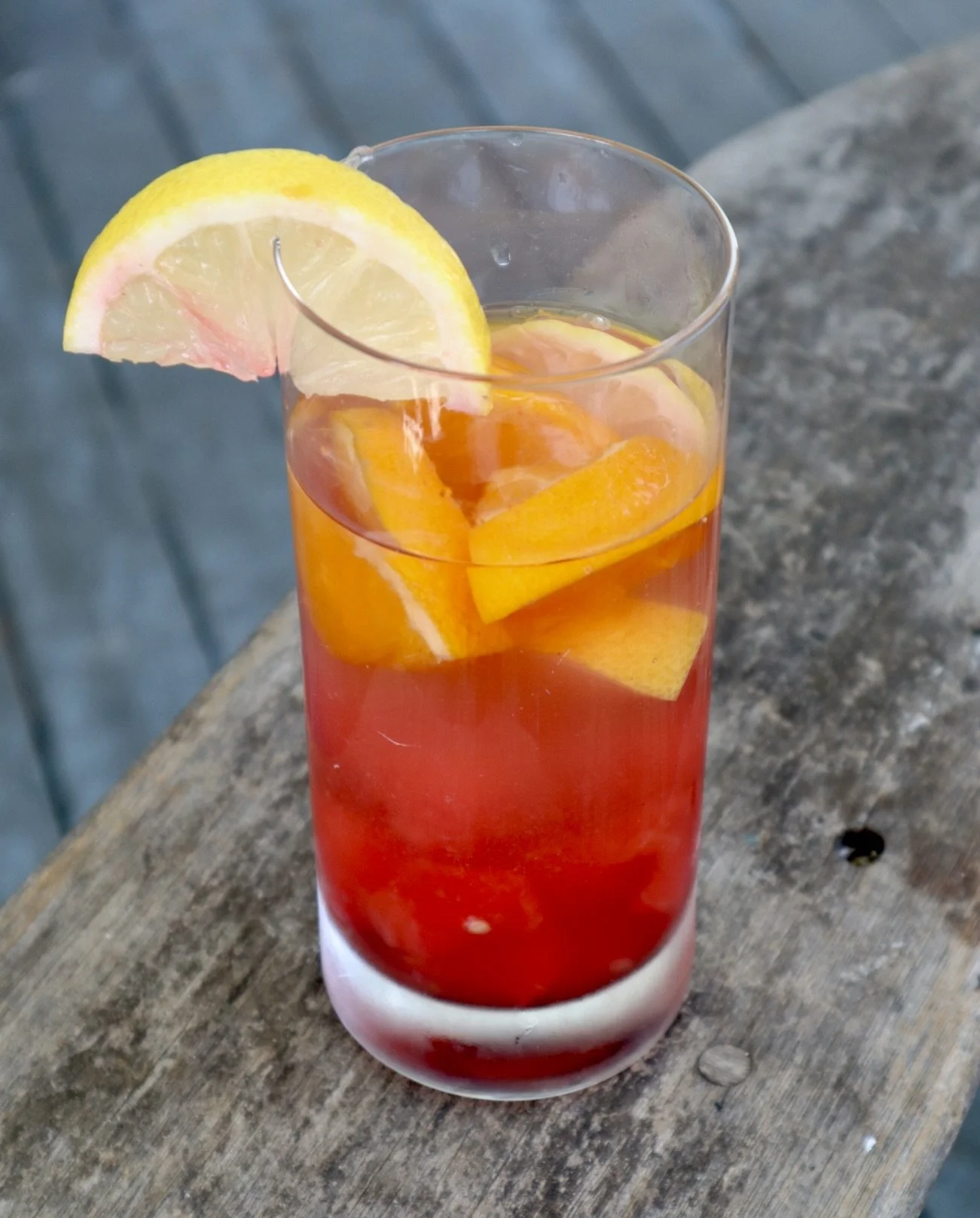 Watermelon Sangria in a Glass 