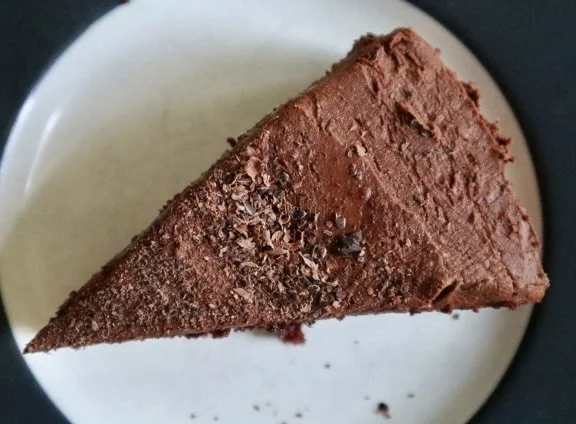 Chocolate Coffee and Raspberry Cake 