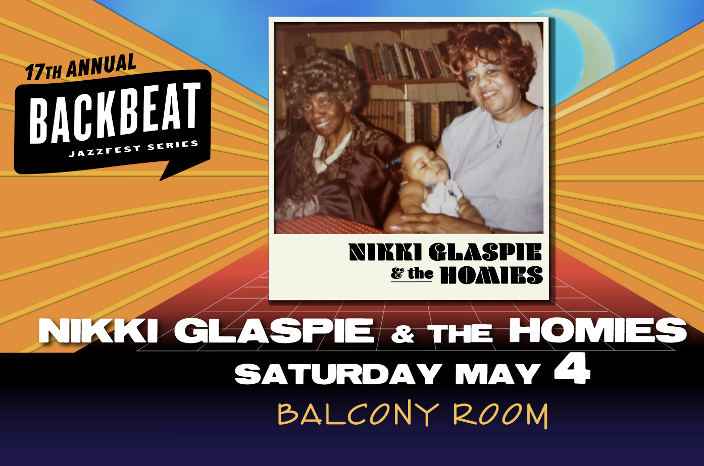 Nikki Glaspie &amp; the Homies (Balcony Room) • SAT MAY 4 • 10PM