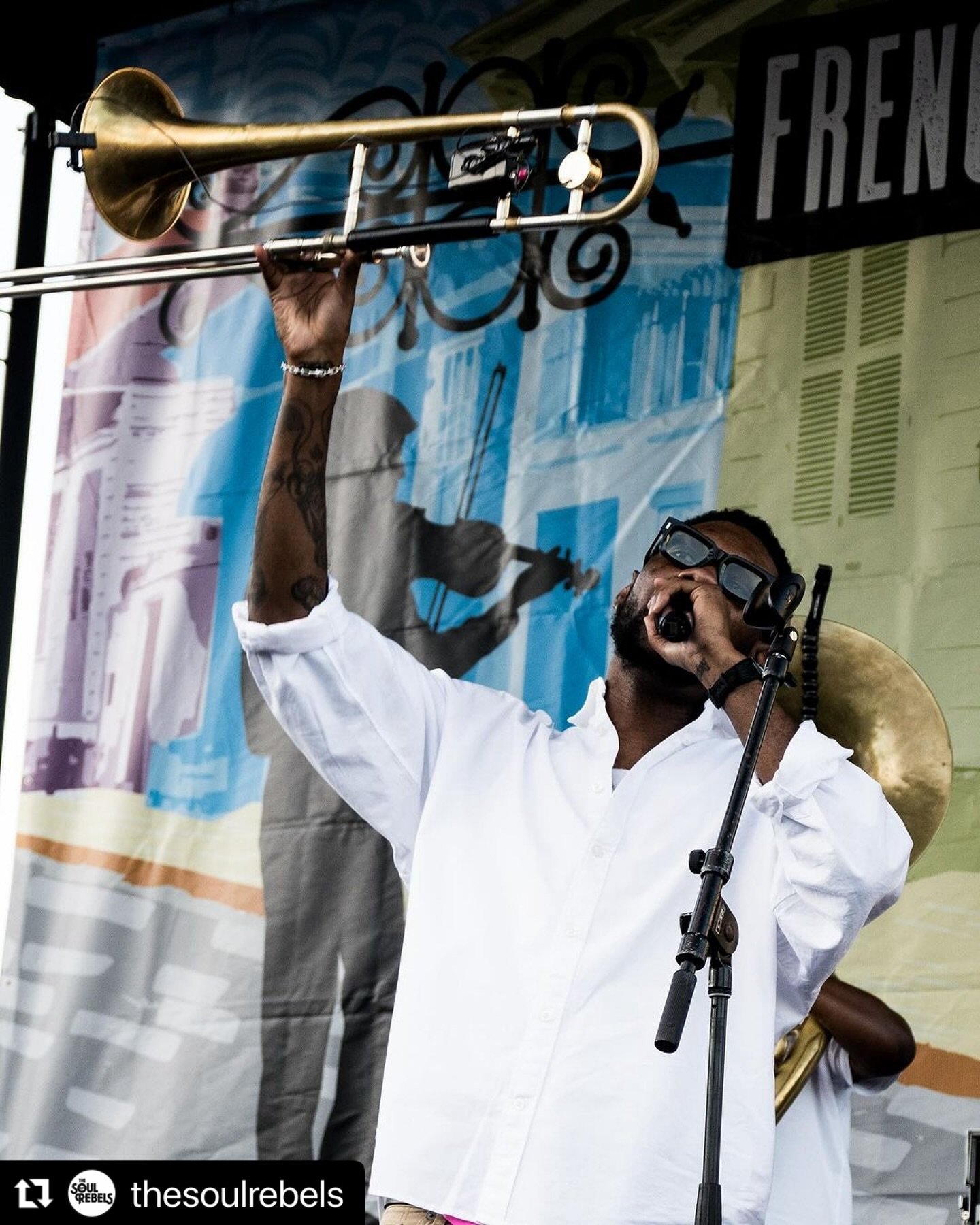 SATURDAY NIGHT ✨11PM
ADV TIX:  bluenilelive.com

#Repost @thesoulrebels with @use.repost
・・・
Good vibes in New Orleans! Thanks to the fans and our strong community! 🙏🏾

📸 @steverapportphotography @fqfest