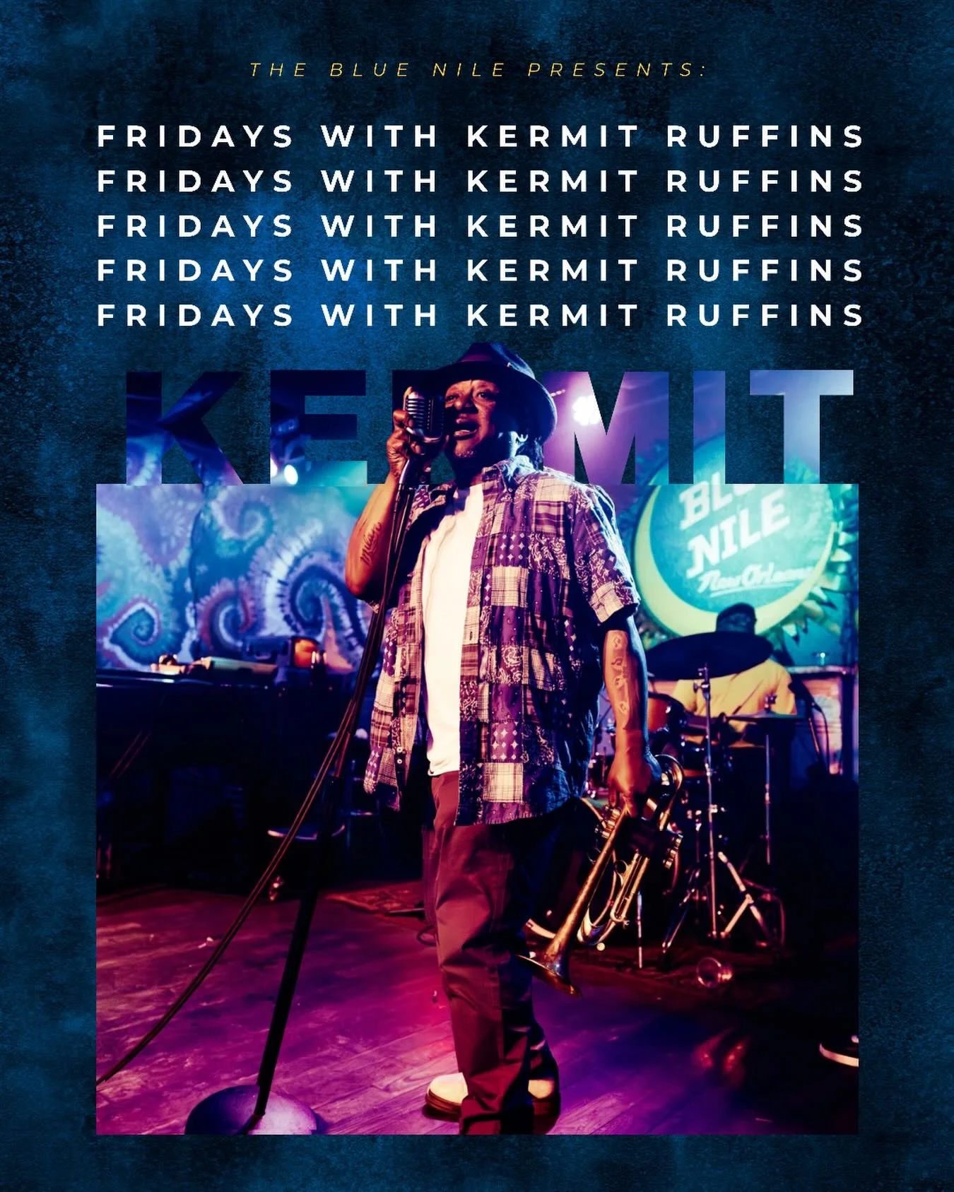Need Friday Night Plans? We have you covered.

Buy Tickets Here: https://www.showpass.com/kermit-ruffins-the-bbq-swingers-2025/

📍532 Frenchmen, NOLA

🌙 Follow @bluenilenola for all updates &amp; happenings!

#FrenchQuarterFest
#FQFest
#NOLA #NewOr