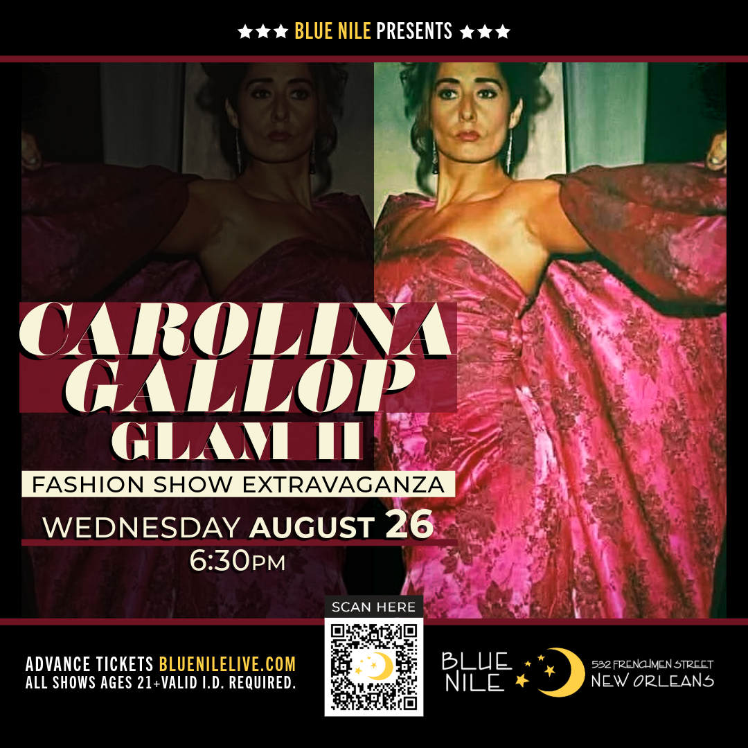 Carolina Gallop GLAM II Fashion Show Extravaganza • WEDS AUG. 26 • @6:30PM