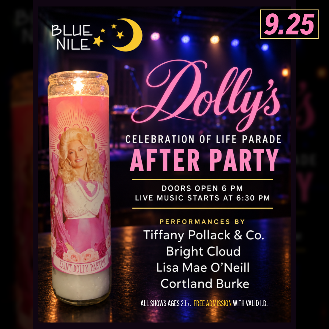 Dolly's Celebration of Life Parade AFTER PARTY • FRI SEPT. 25 • @6:30PM