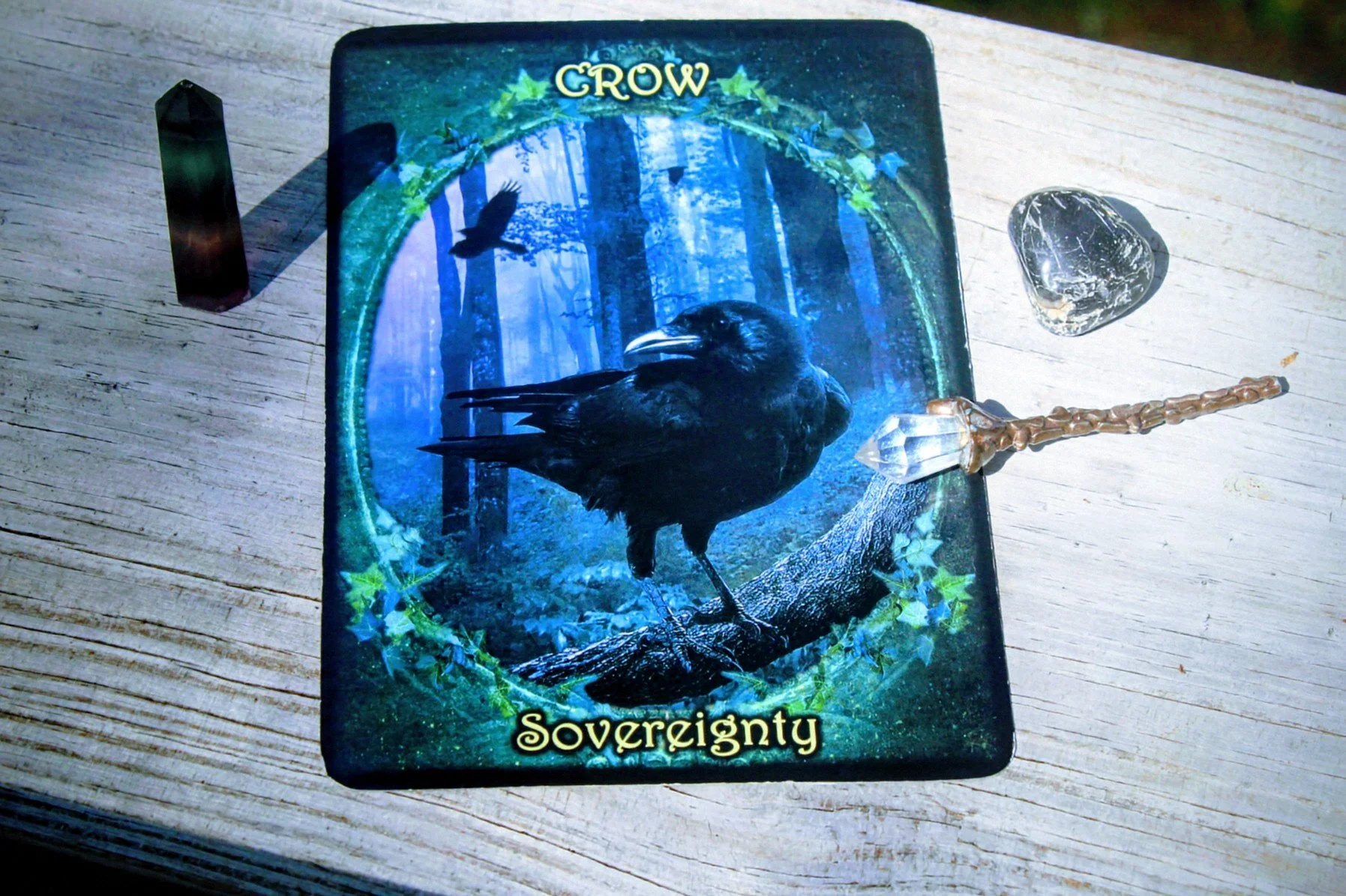 The Green Hearth Witch Crow Animal Familiar: The Magical Uses of Crow Magic