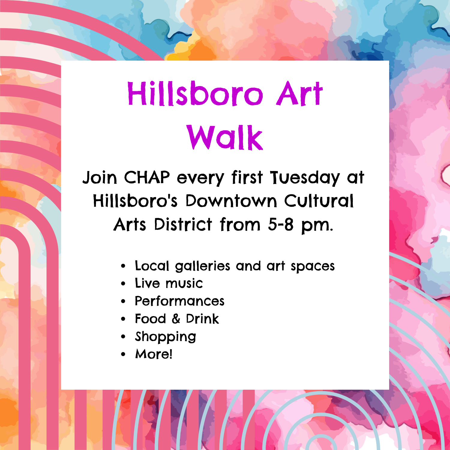 First Tuesday Hillsboro Art Walk