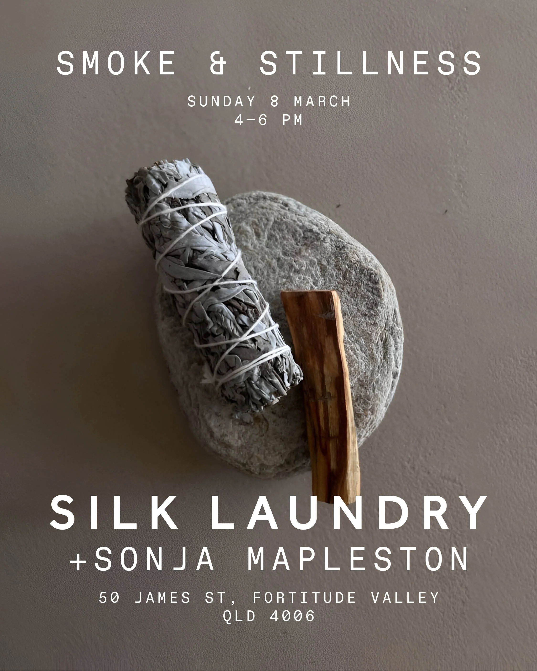 Seasonal Salon Workshop - Smoke & Stillness