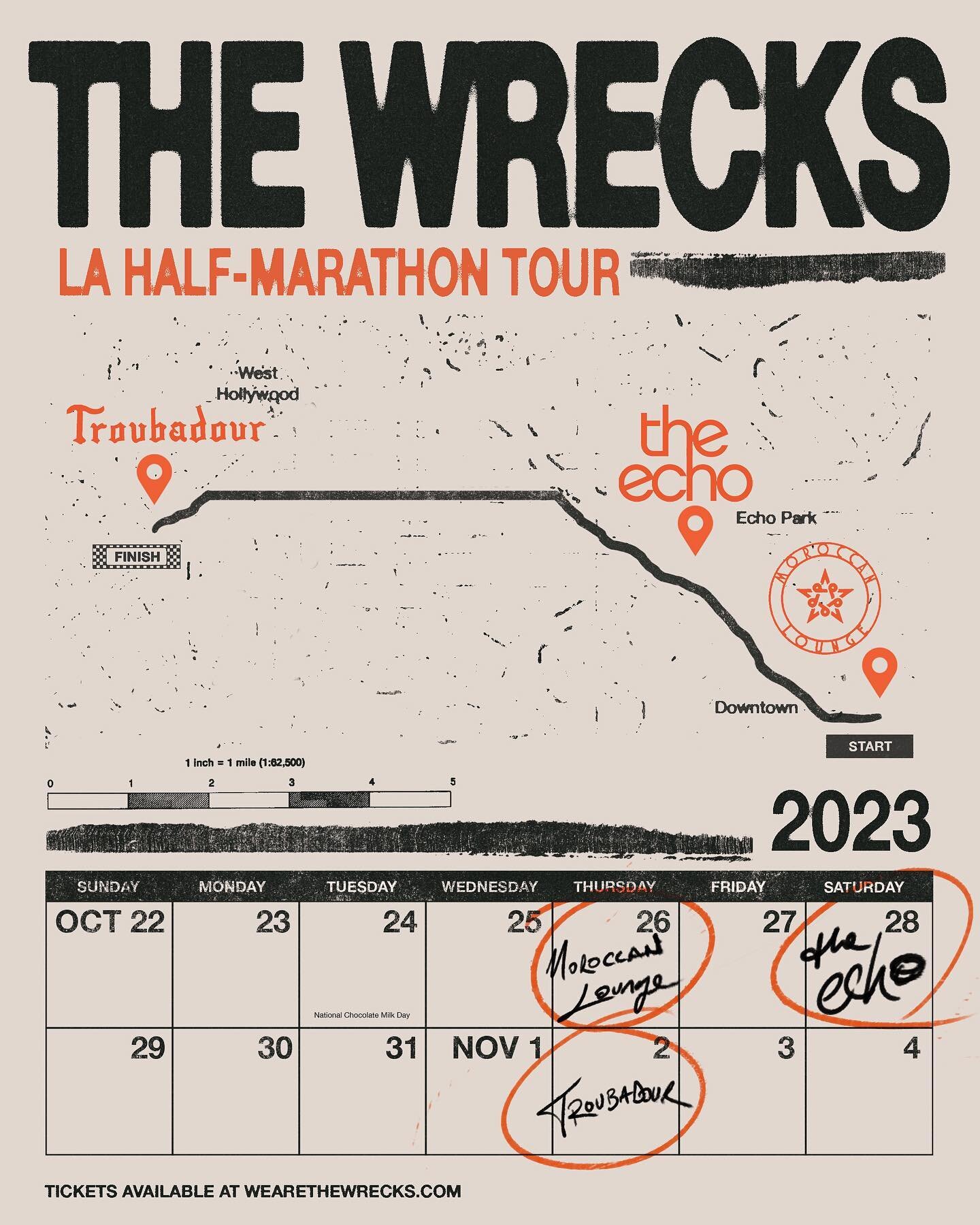 LOS ANGELES. We&rsquo;re playing 3 shows within 7 days across 13 miles. 
Pre-sale Tickets &amp; VIP packages will be available for all shows starting tomorrow at 10AM PT by signing up at the link in our bio. General on-sale Thursday at 10AM PT. 
We&r